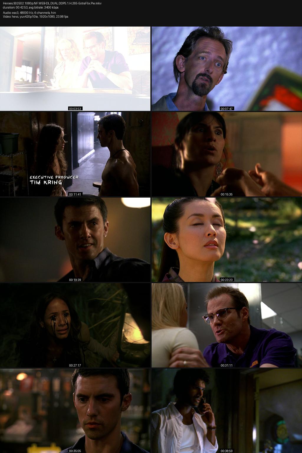 Heroes Season 2 (2007) [Hindi-English] 1080p 720p 480p Netflix WEB-DL ESubs Screenshots