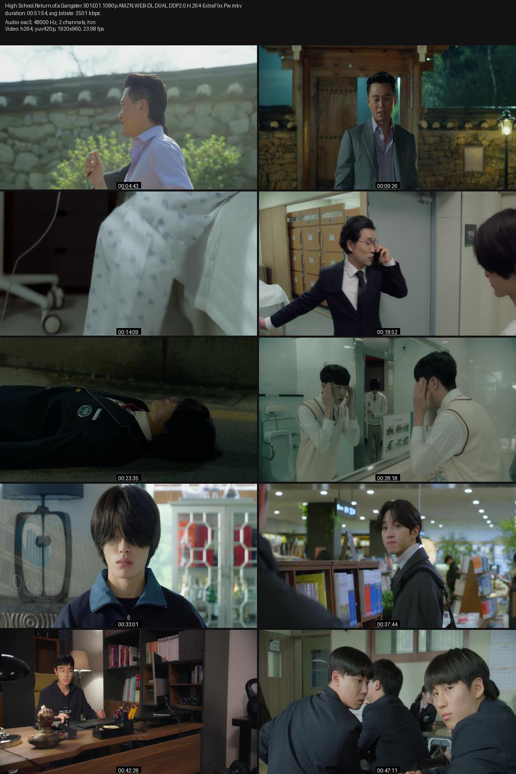 High School Return of a Gangster Season 1 (2025) [Hindi-Korean] 1080p 720p 480p Amazon WEB-DL ESub Screenshots