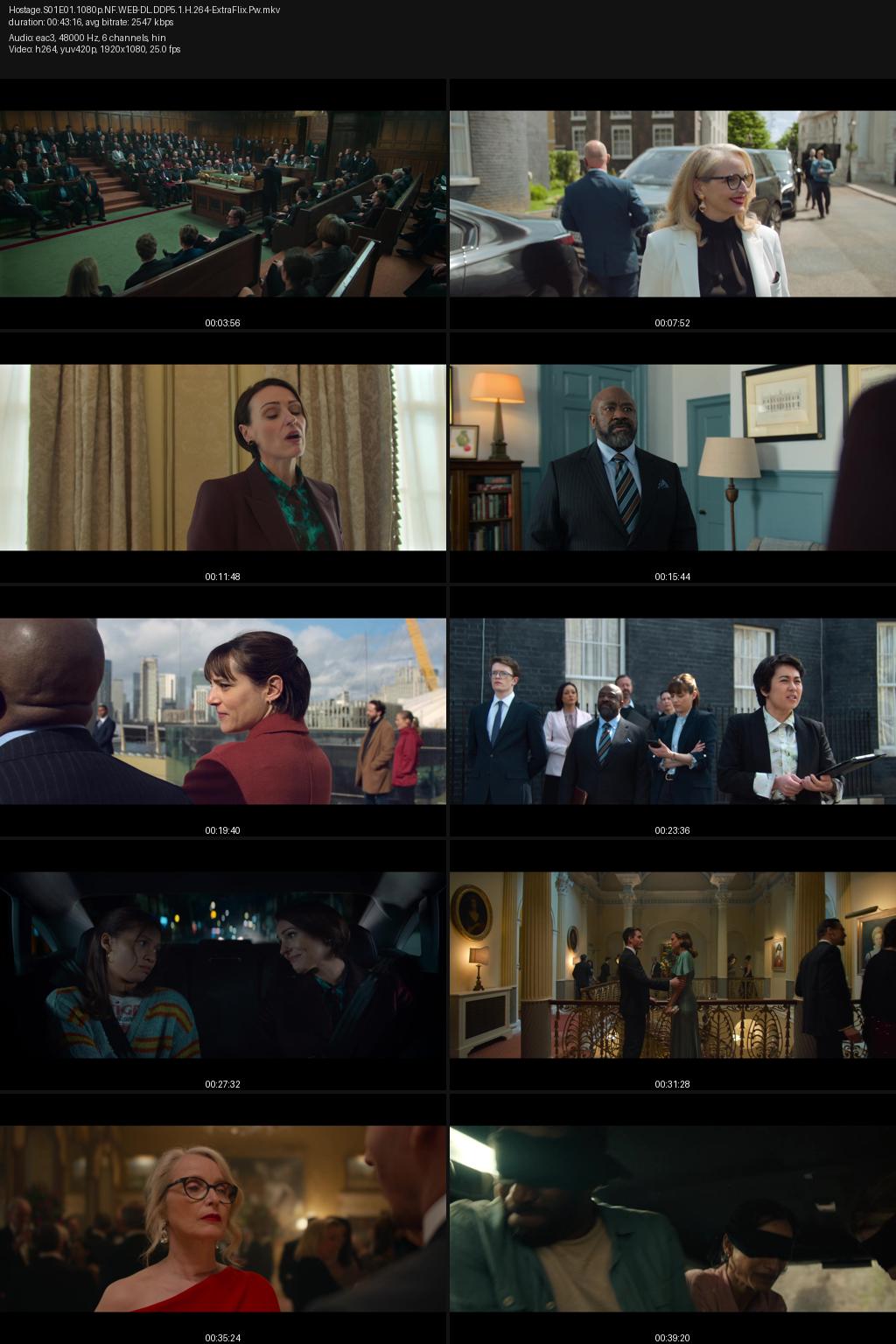 Hostage Season 1 (2025) [Hindi-English] 1080p 720p 480p Netflix WEB-DL ESubs Screenshots