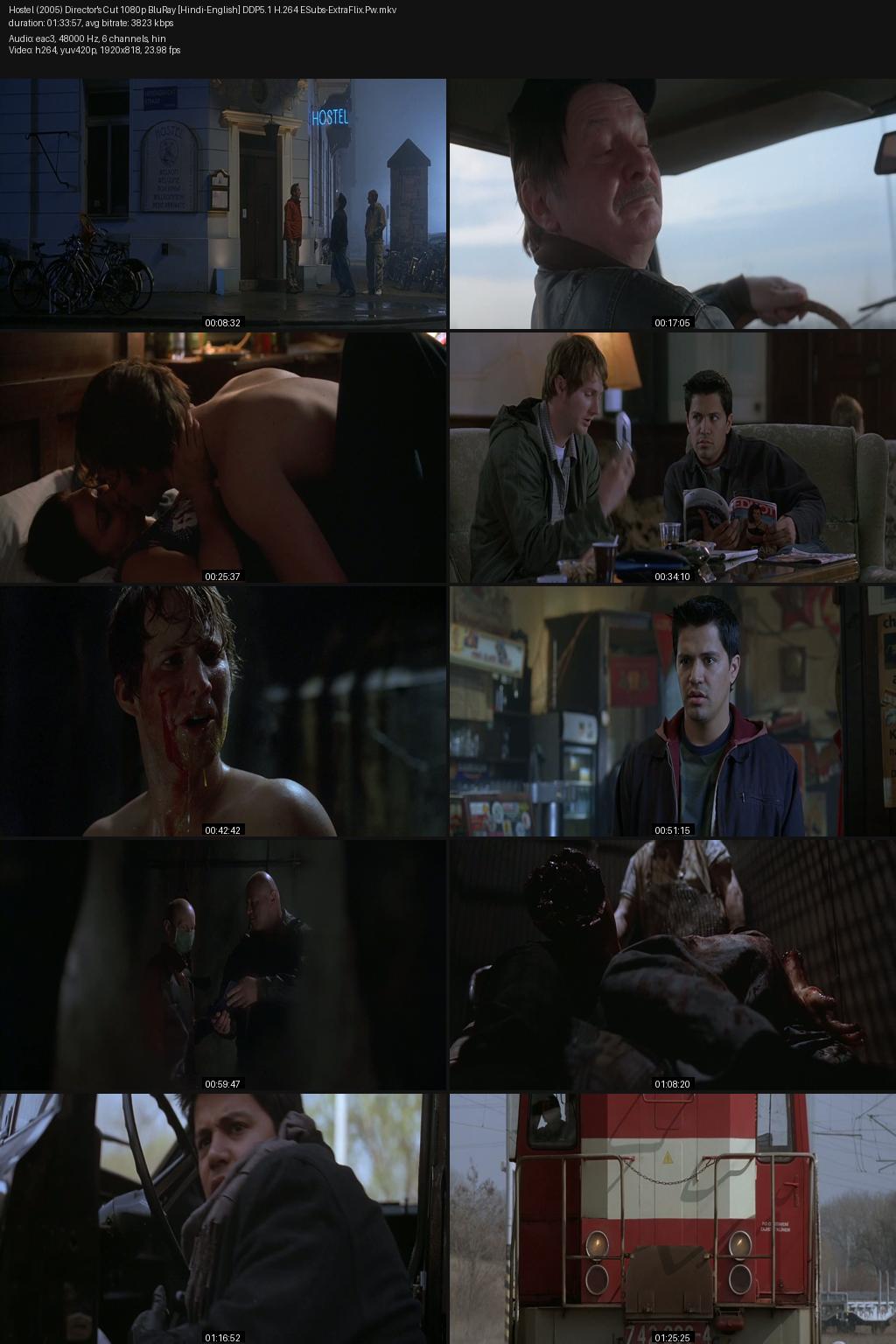 Hostel (2006) [Hindi-English] 1080p 720p 480p BluRay ESubs Screenshots