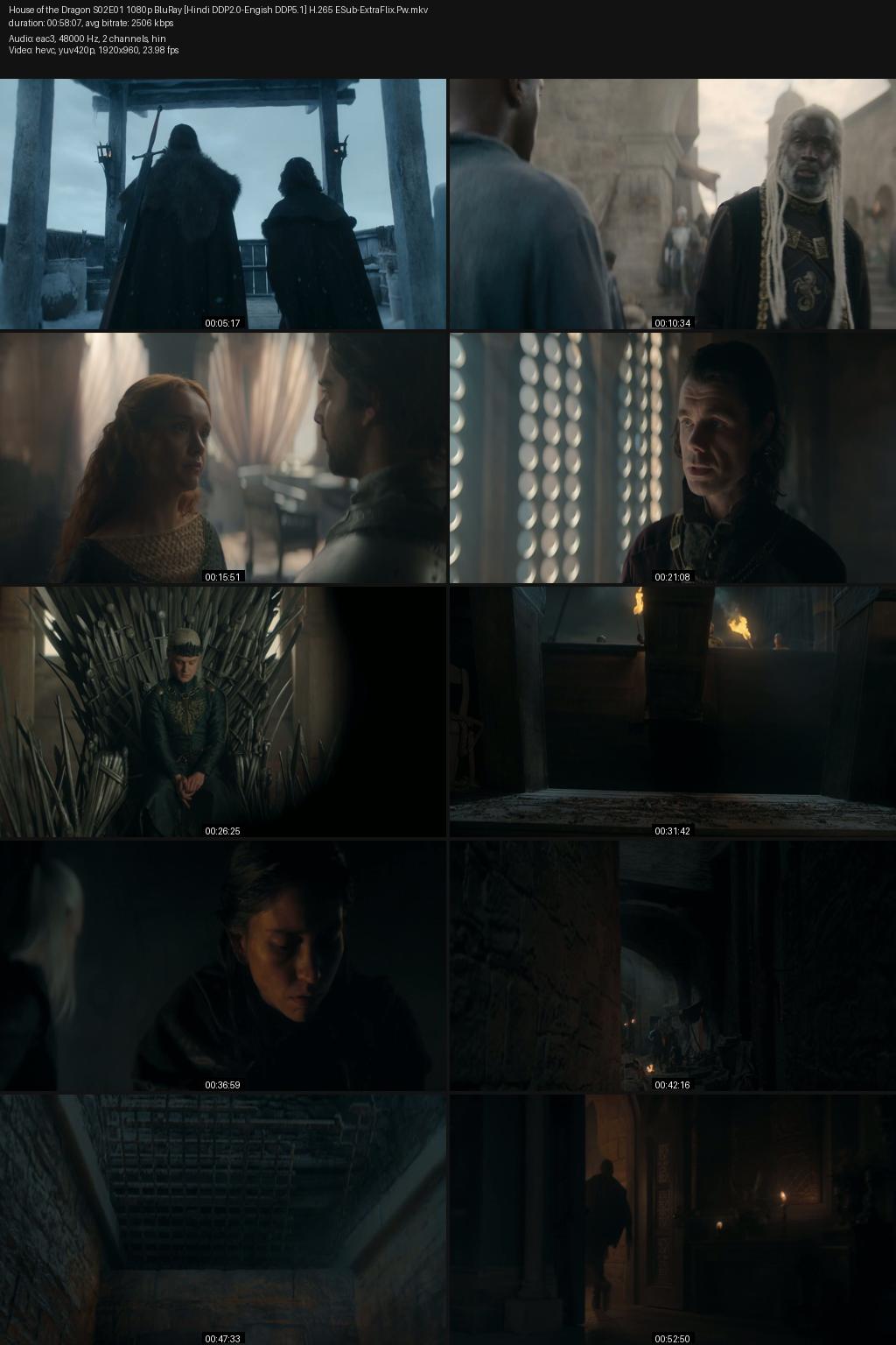 House of the Dragon Season 2 (2024) [Hindi-English] 1080p 720p 480p BluRay ESubs Screenshots