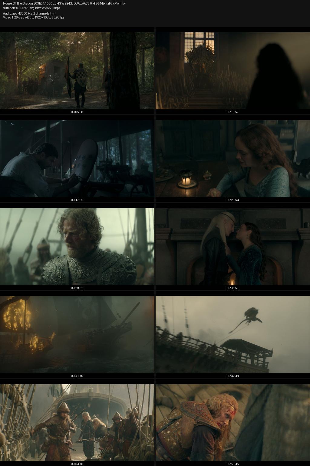 House of the Dragon Season 3 (2026) [Hindi-English] 4K 2160p 1080p 720p 480p JioHotstar WEB-DL ESub Screenshots