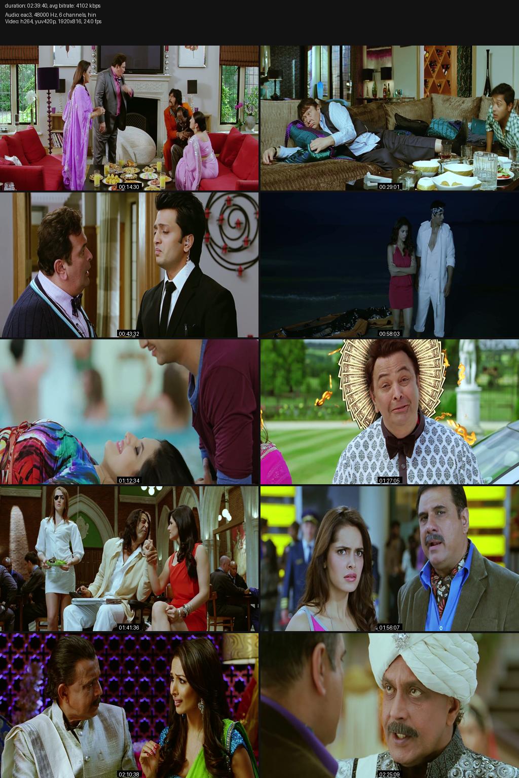 Housefull 2 (2012) Hindi 1080p 720p 480p BluRay ESubs Screenshots