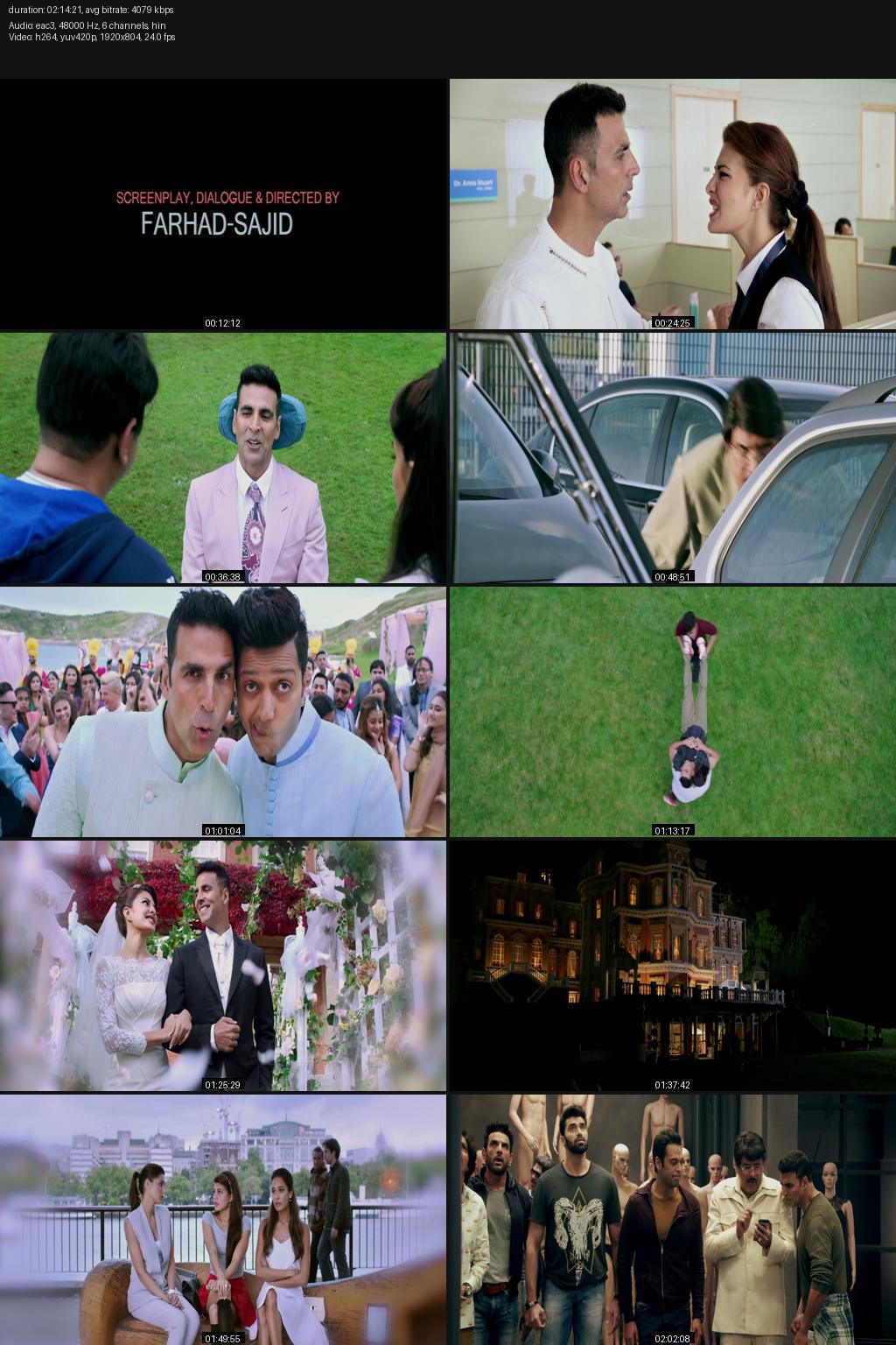 Housefull 3 (2016) Hindi 1080p 720p 480p BluRay ESubs Screenshots
