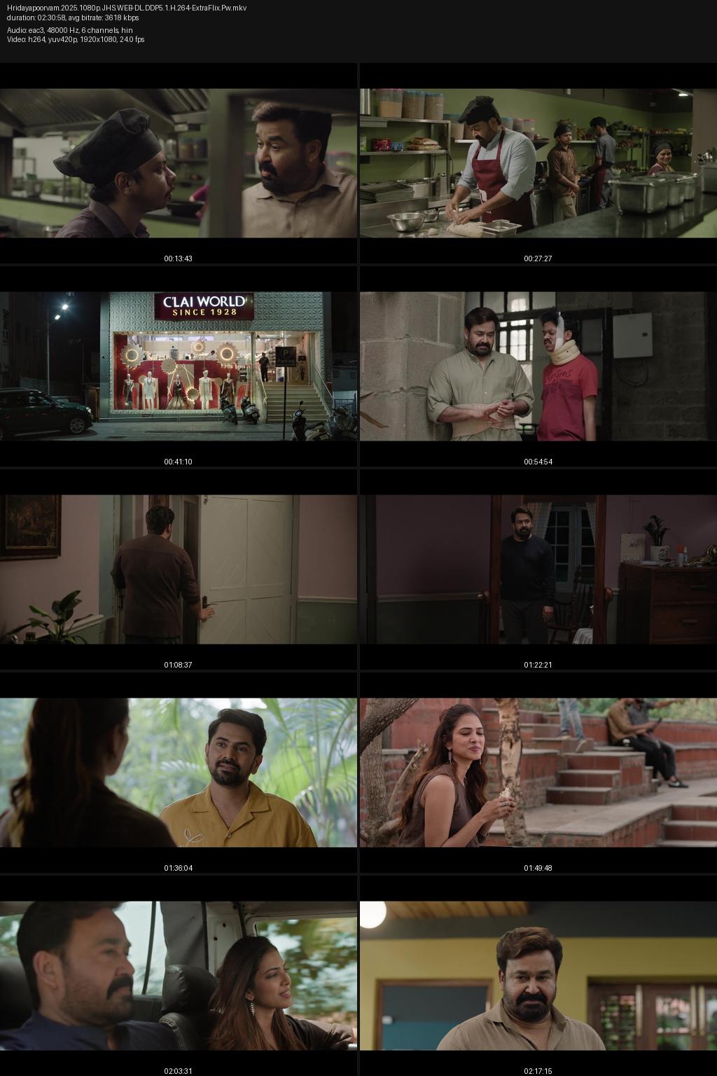 Hridayapoorvam (2025) [Hindi-Malayalam] 4K 2160p 1080p 720p 480p JioHotstar WEB-DL ESub Screenshots