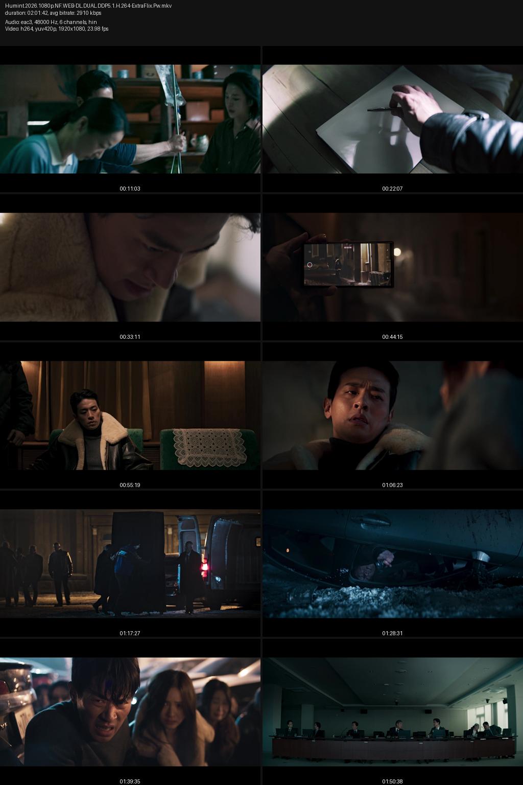 Humint (2026) [Hindi-Korean] 1080p 720p 480p Netflix WEB-DL ESubs Screenshots