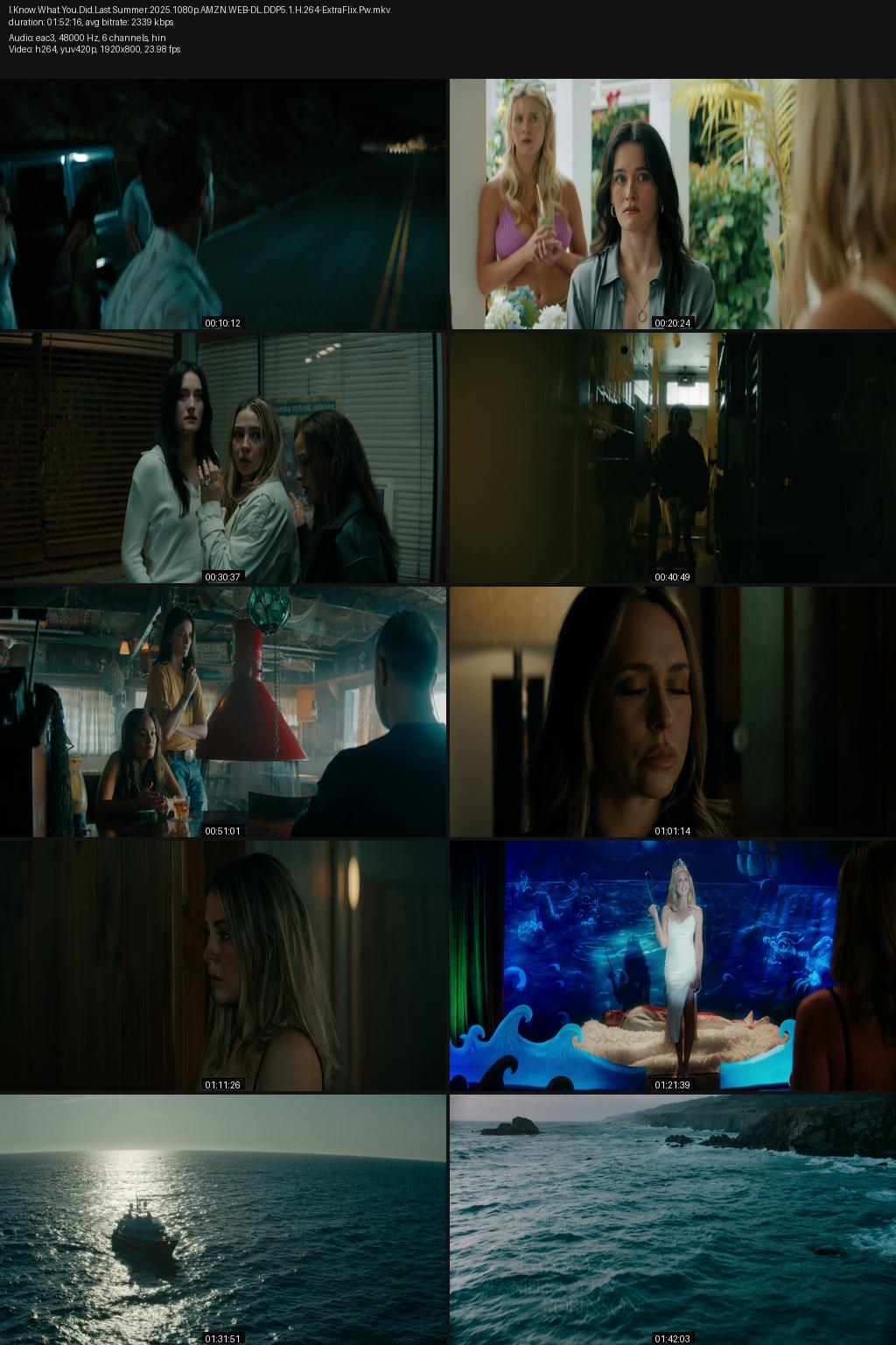 I Know What You Did Last Summer (2025) [Hindi-English] 4K 2160p 1080p 720p 480p Amazon WEB-DL ESub Screenshots