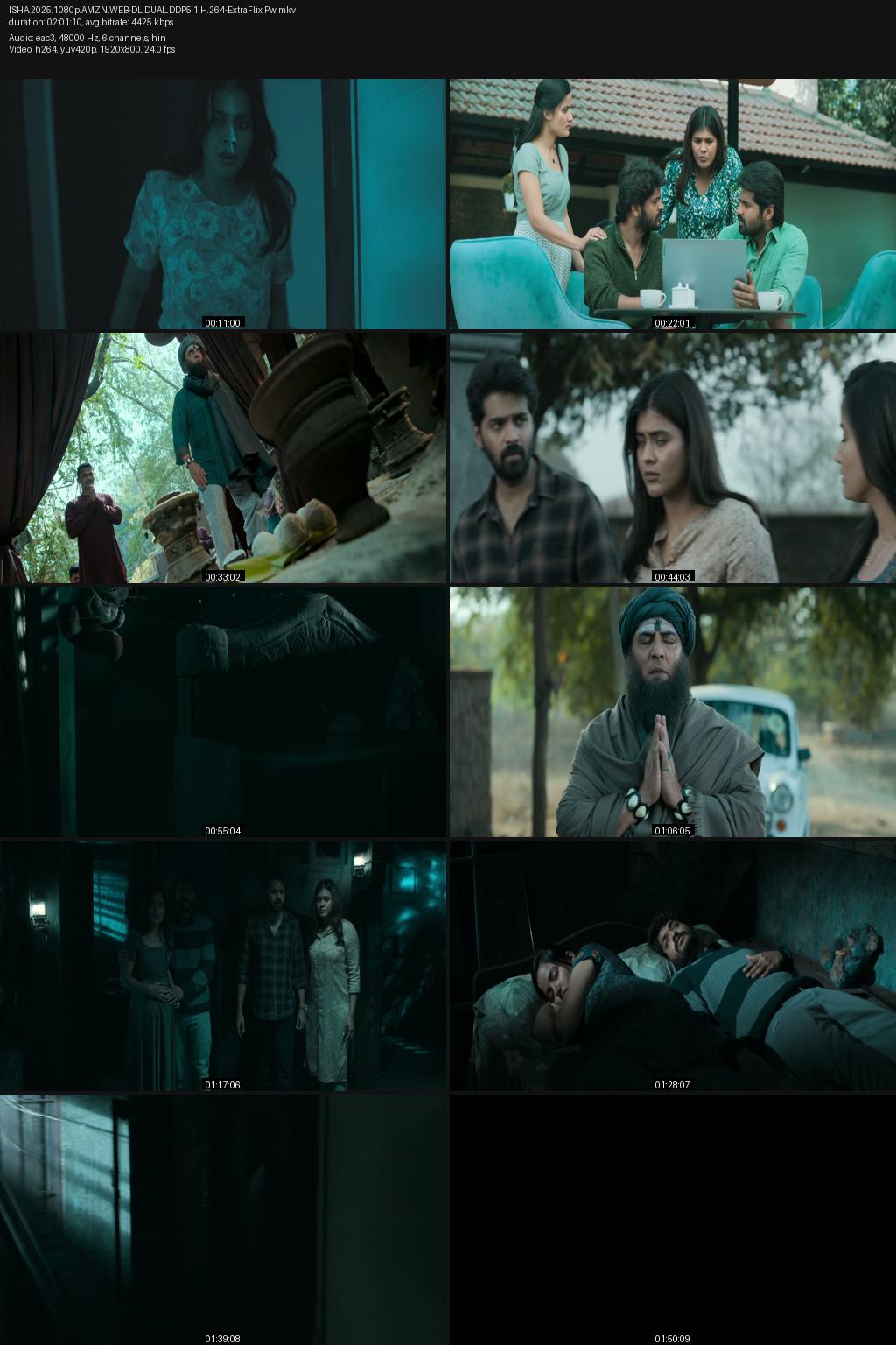 Eesha aka Isha (2025) [Hindi-Telugu] 1080p 720p 480p Amazon WEB-DL ESub Screenshots