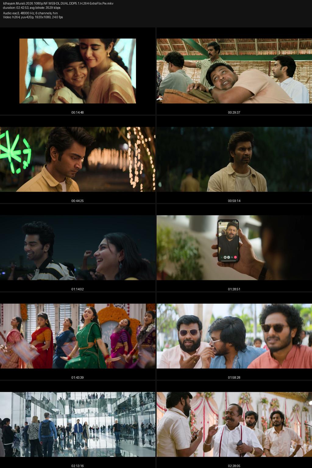 Idhayam Murali (2026) [Hindi-Tamil] 4K 2160p 1080p 720p 480p Netflix WEB-DL ESub Screenshots