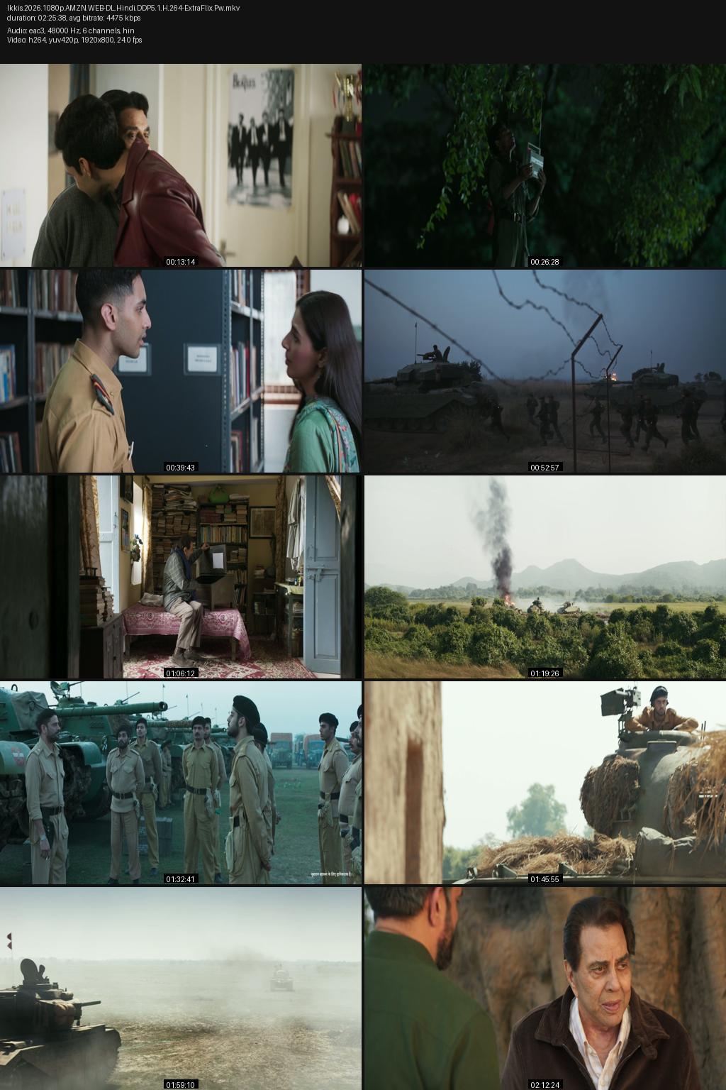 Ikkis (2026) [Hindi] 4K 2160p 1080p 720p 480p Amazon WEB-DL ESub Screenshots