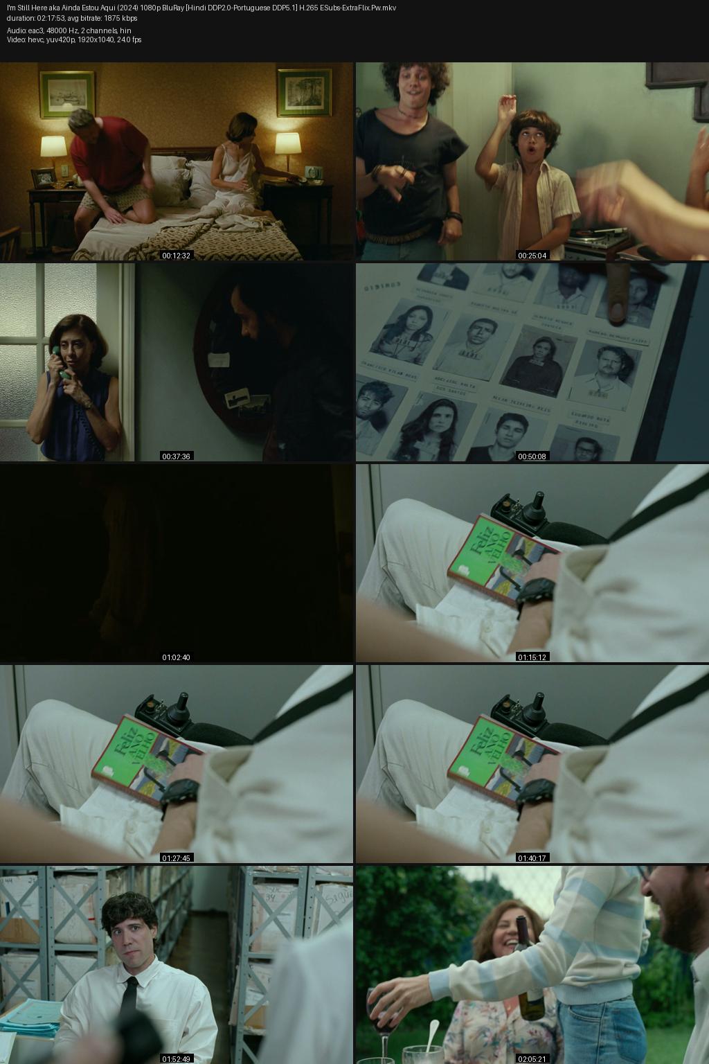 I’m Still Here aka Ainda Estou Aqui (2024) [Hindi-Portuguese] 4K 2160p 1080p 720p 480p BluRay ESubs Screenshots