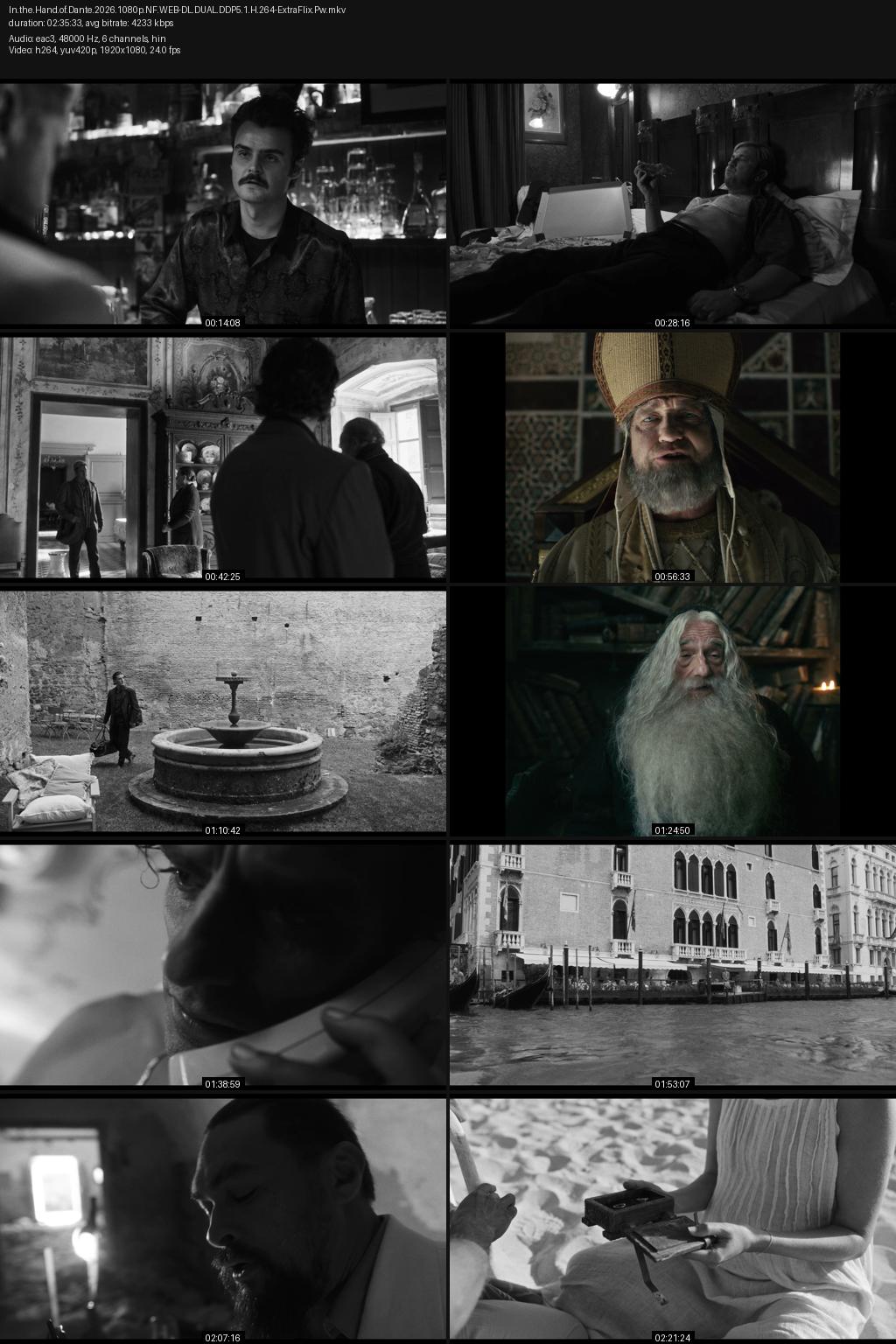 In the Hand of Dante (2026) [Hindi-English] 1080p 720p 480p Netflix WEB-DL ESubs Screenshots
