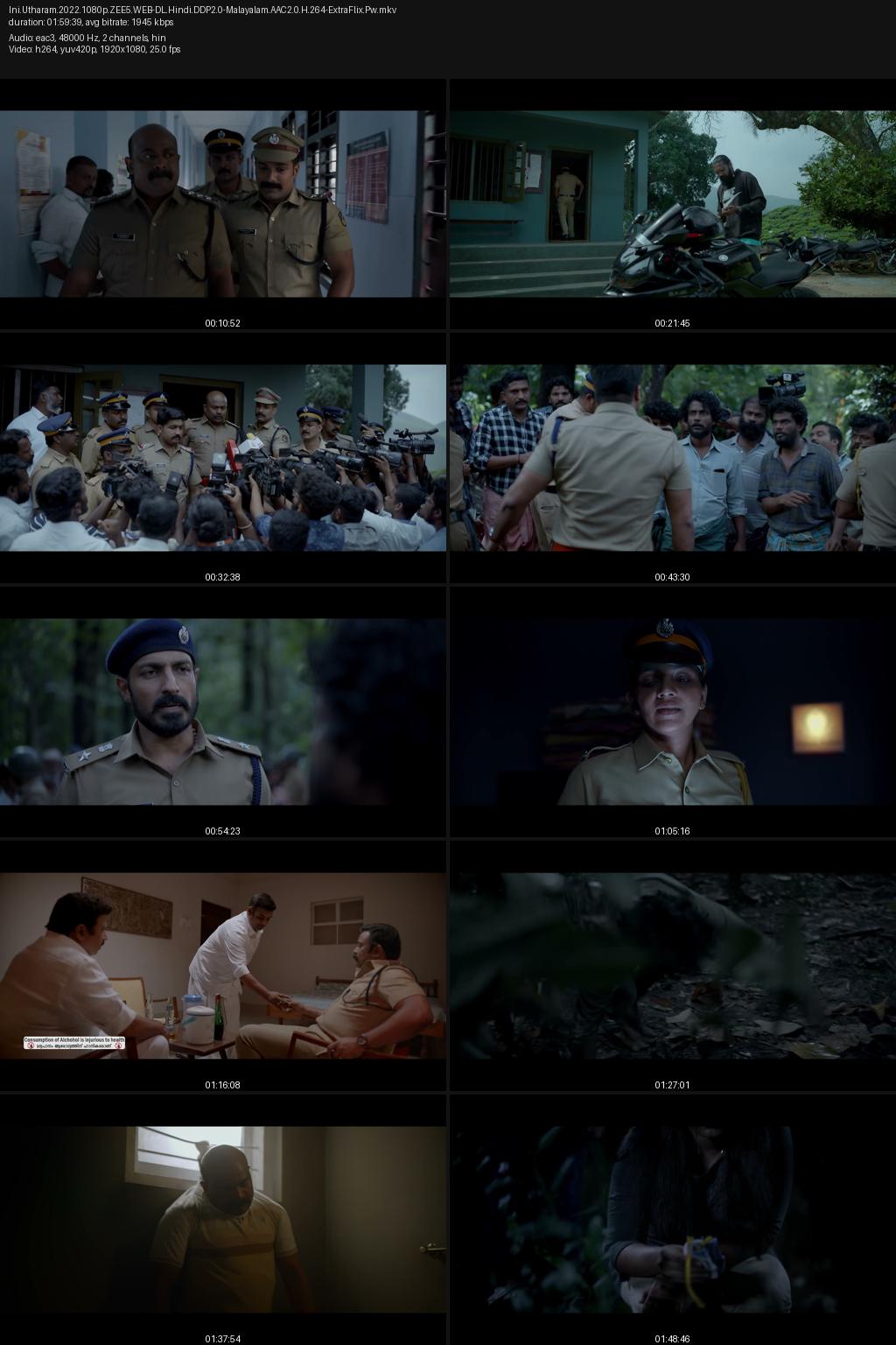 Ini Utharam (2022) [Hindi-Malayalam] UNCUT 1080p 720p 480p ZEE5 WEB-DL ESub Screenshots