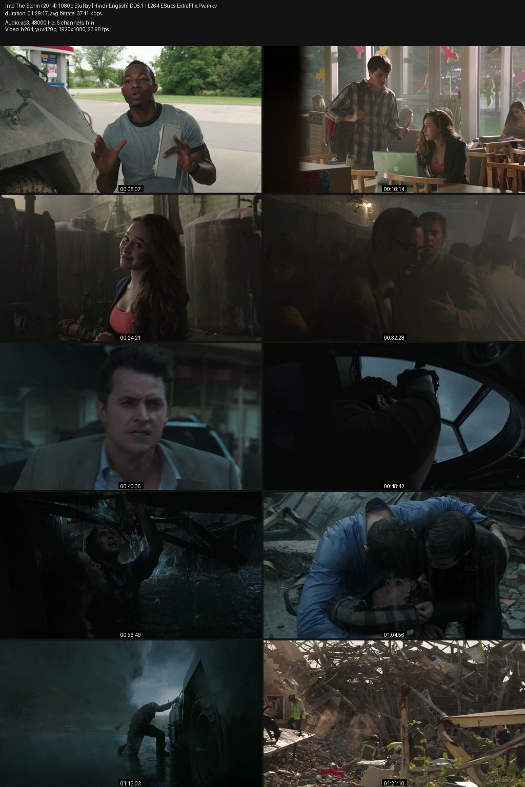Into the Storm (2014) [Hindi-English] 1080p 720p 480p BluRay ESubs Screenshots