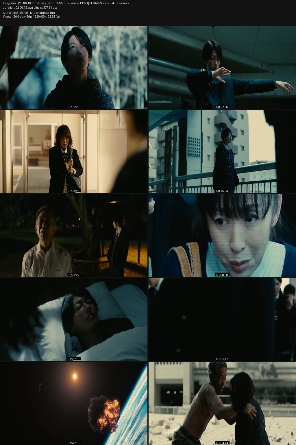 Inuyashiki (2018) [Hindi-Japanese] 1080p 720p 480p BluRay ESub Screenshots