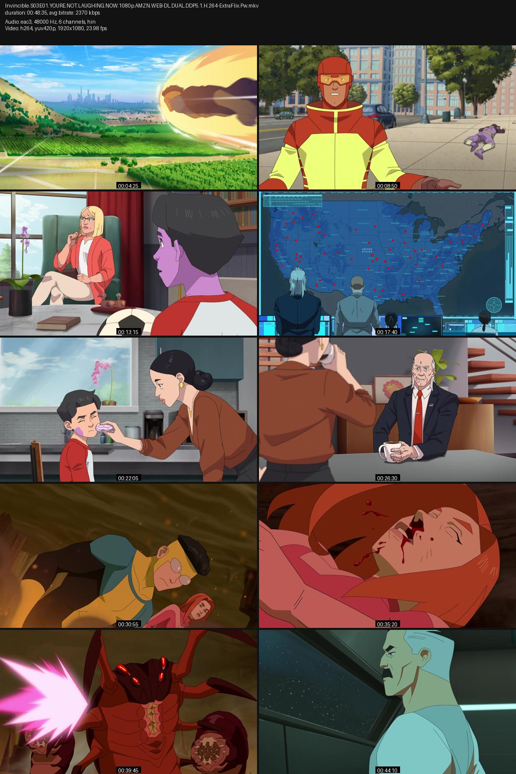 Invincible Season 3 (2025) [Hindi-English] 1080p 720p 480p Amazon WEB-DL ESub Screenshots
