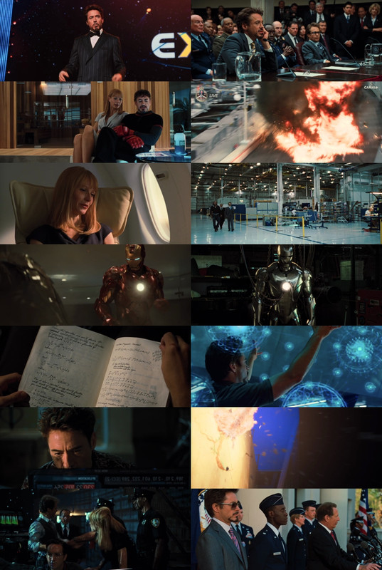 Iron Man 2 (2010) 1080p | 720p | 480p BluRay [Hindi (हिन्दी) + English] DD5.1 ESub Screenshots