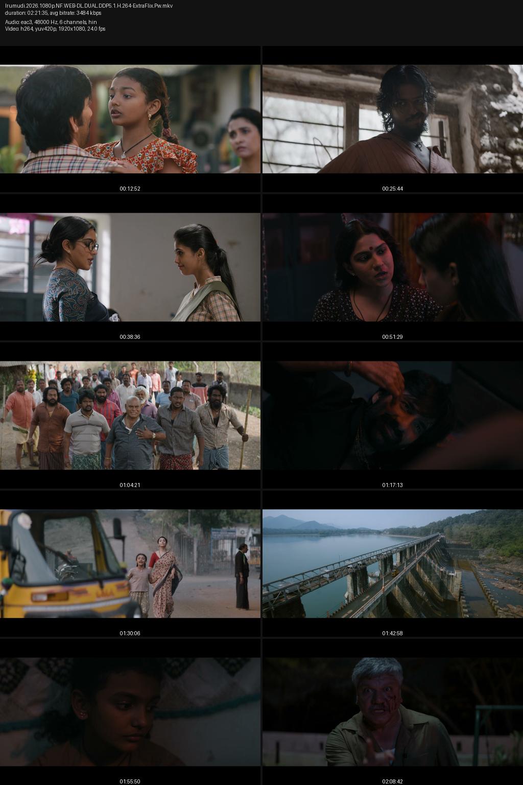 Irumudi (2026) [Hindi-Telugu] 4K 2160p 1080p 720p 480p Netflix WEB-DL ESub Screenshots