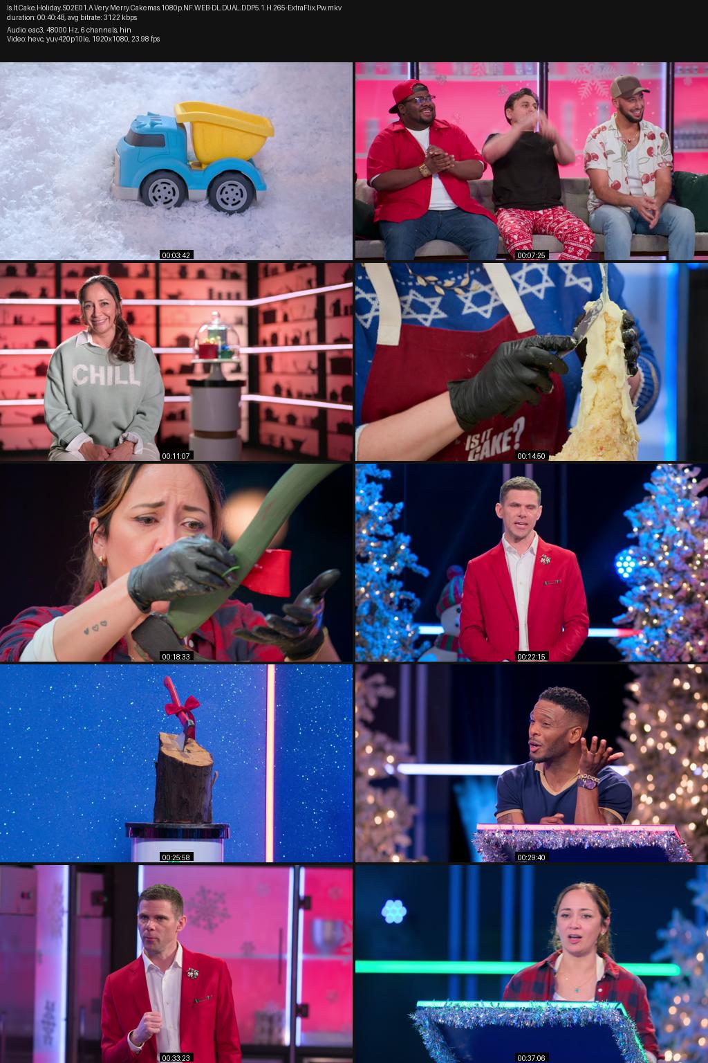 Is It Cake? Holiday Season 2 (2025) [Hindi-English] 1080p 720p 480p Netflix WEB-DL ESubs Screenshots