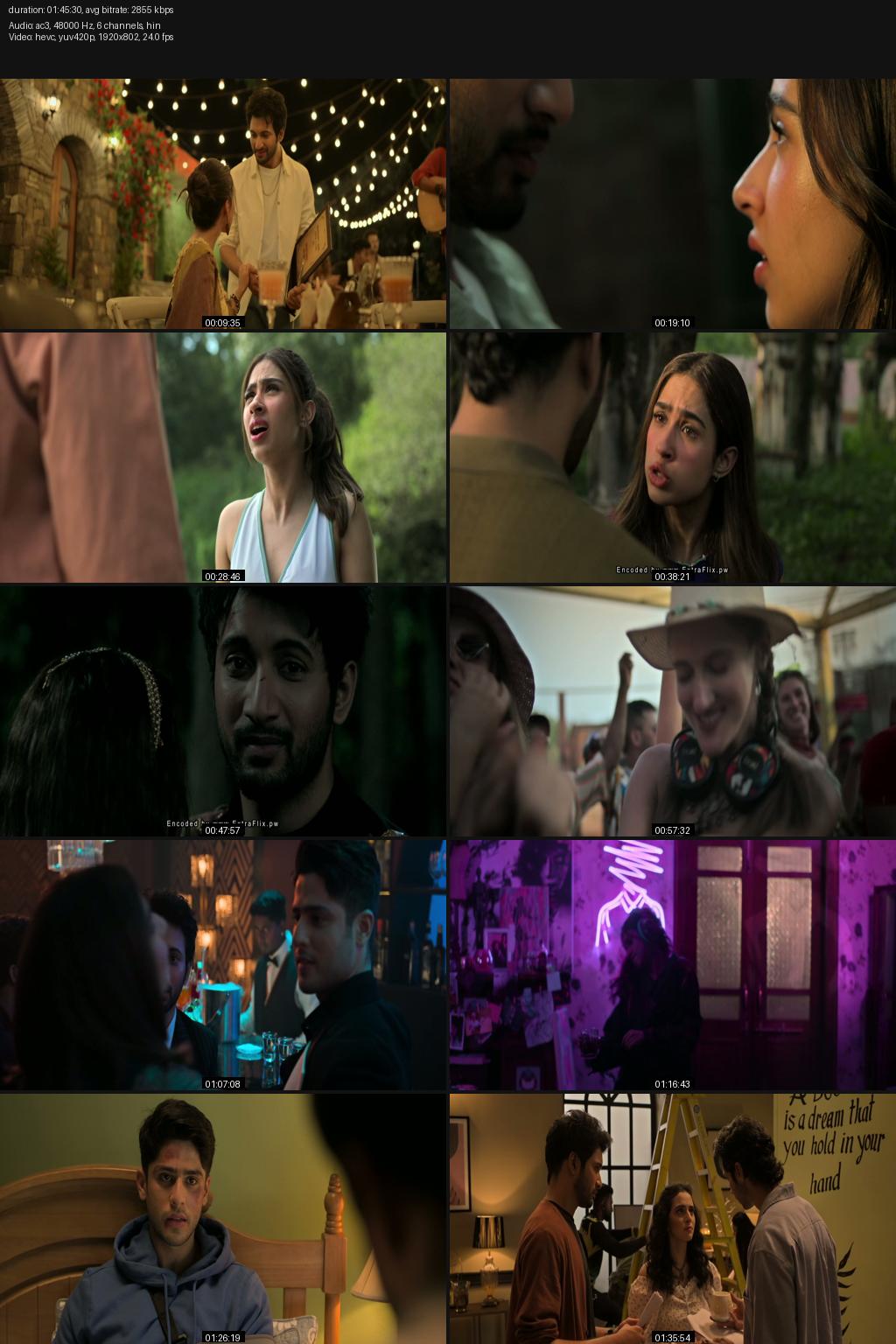 Ishq Vishk Rebound (2024) 1080p | 720p | 480p iTunes WEBRip Hindi ESub Screenshots
