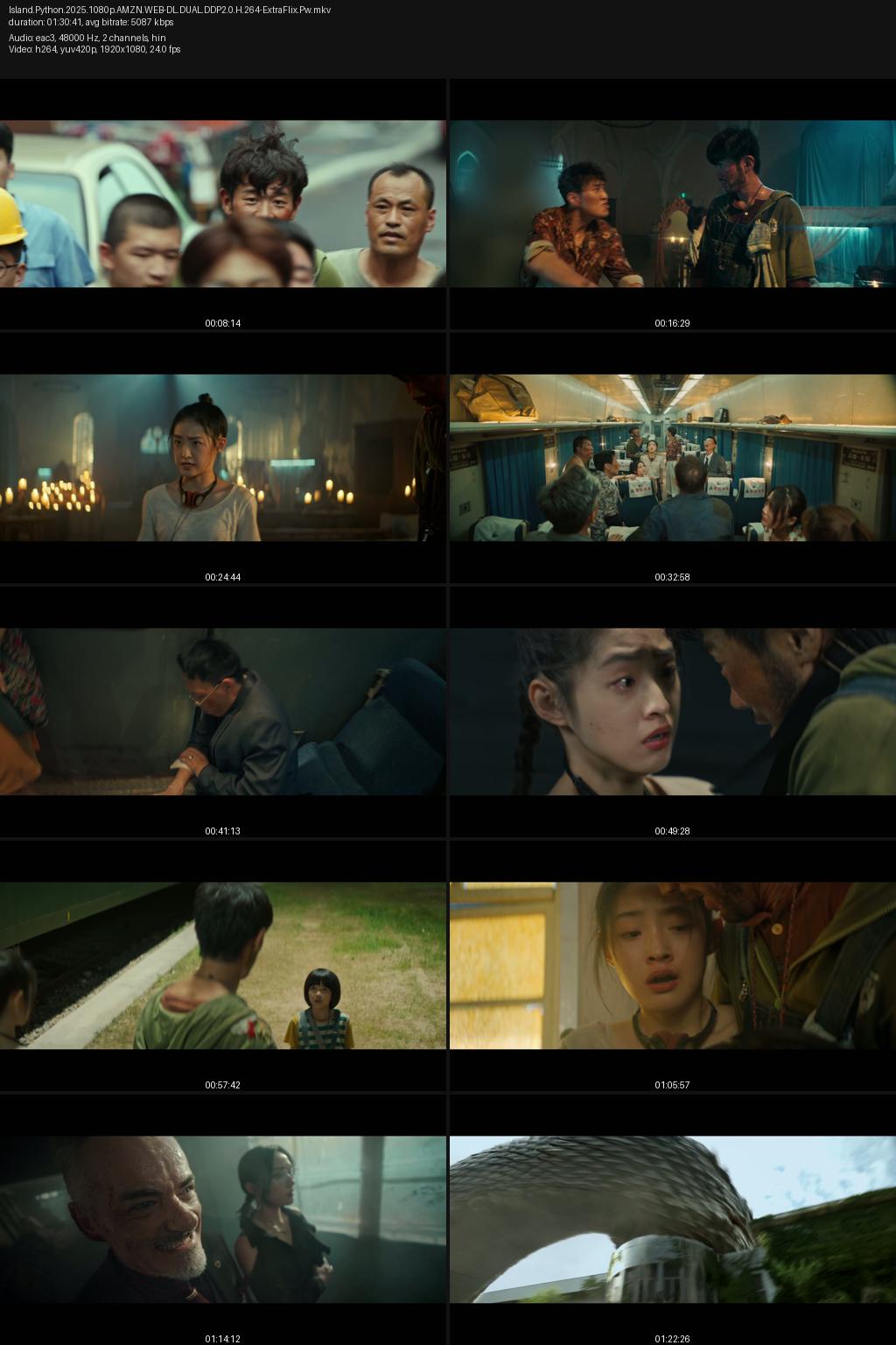 Island Python (2025) [Hindi-Chinese] 1080p 720p 480p Amazon WEB-DL ESub Screenshots