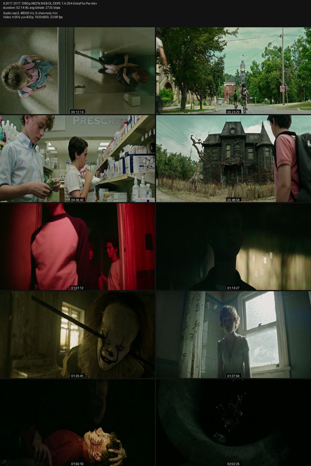It (2017) [Hindi-English] 1080p 720p 480p Amazon WEB-DL ESub Screenshots