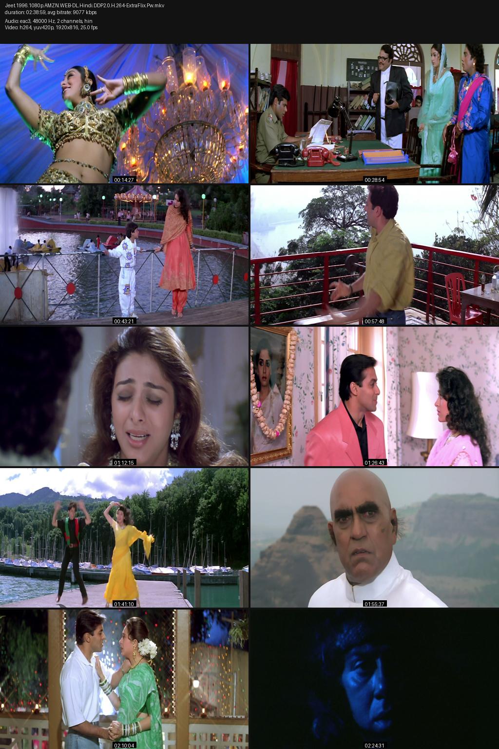 Jeet (1996) [Hindi] 1080p 720p 480p Amazon WEB-DL ESub Screenshots