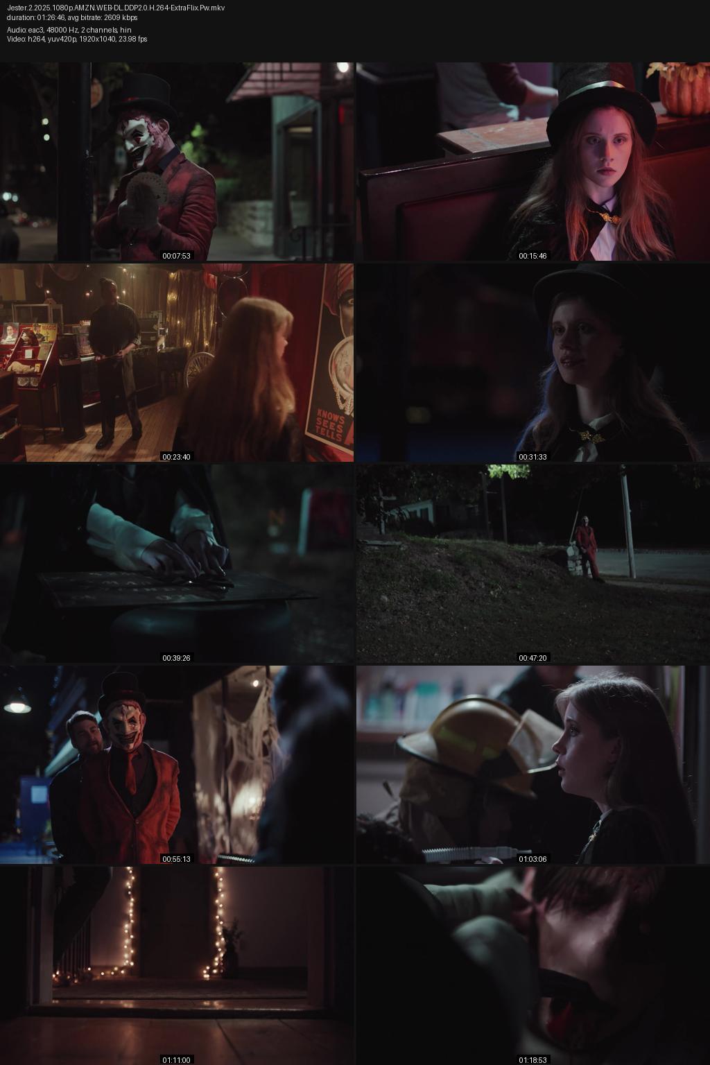 The Jester 2 (2025) [Hindi-English] 1080p 720p 480p Amazon WEB-DL ESub Screenshots