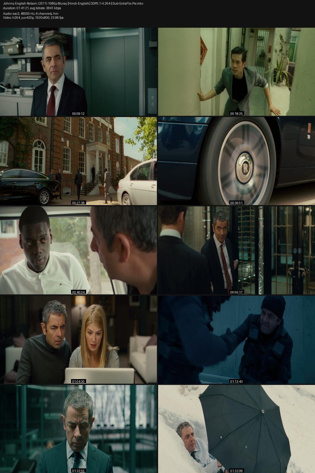 Johnny English Reborn (2011) [Hindi-English] 1080p 720p 480p BluRay ESub Screenshots