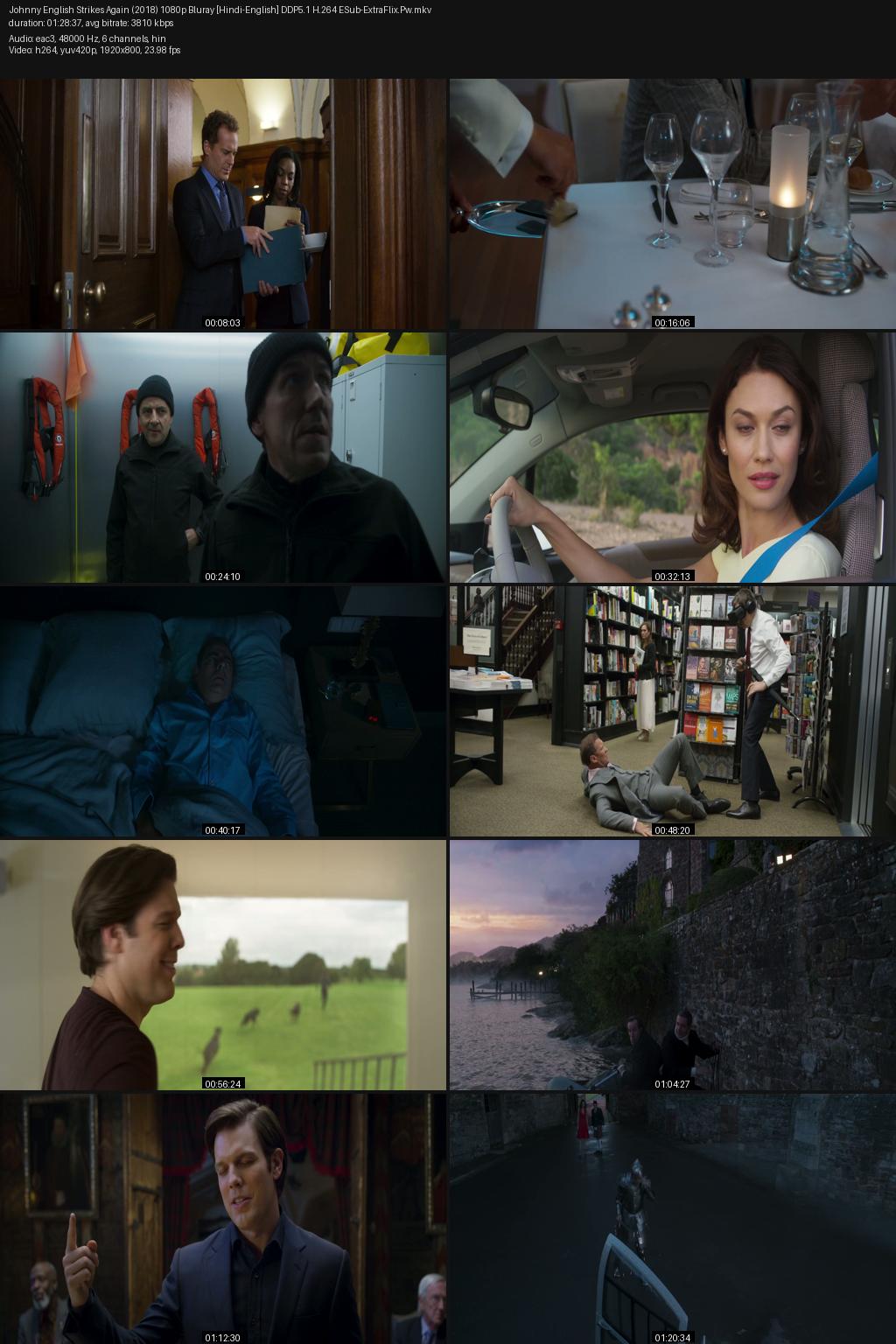 Johnny English Strikes Again (2018) [Hindi-English] 1080p 720p 480p BluRaty ESub Screenshots