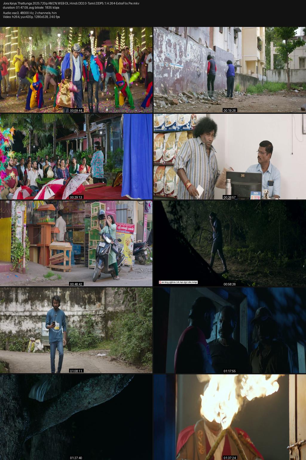 Jora Kaiya Thattunga (2025) [Hindi-Tamil] UNCUT 1080p 720p 480p Amazon WEB-DL ESub Screenshots