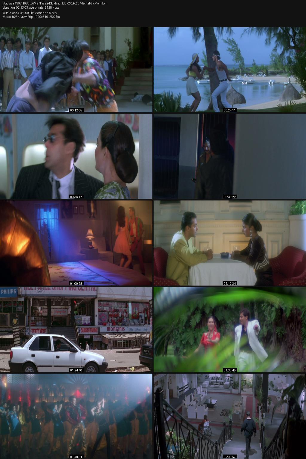 Judwaa (1997) [Hindi] 1080p 720p 480p Amazon WEB-DL ESub Screenshots