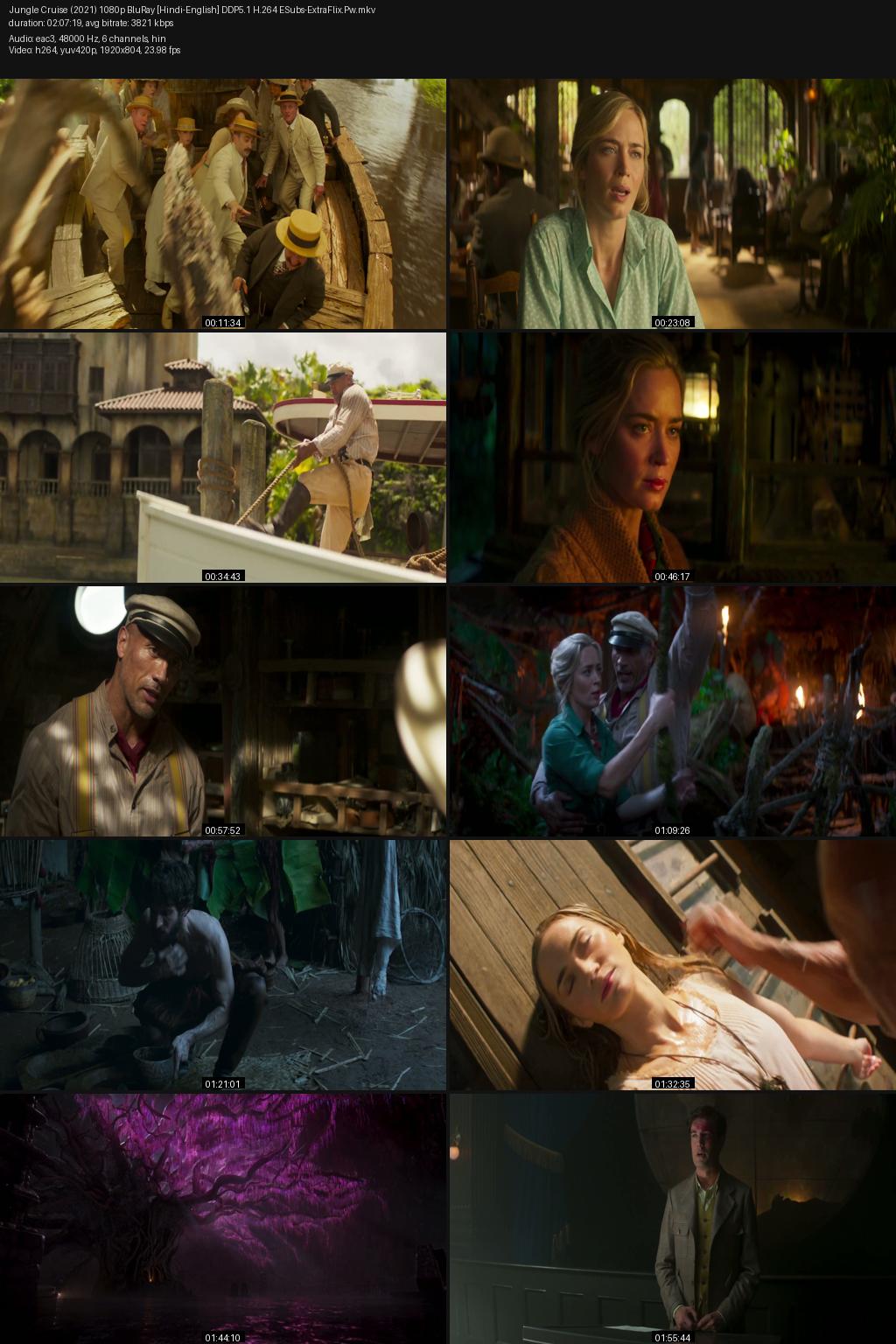 Jungle Cruise (2021) [Hindi-English] 1080p 720p 480p BluRay ESubs Screenshots