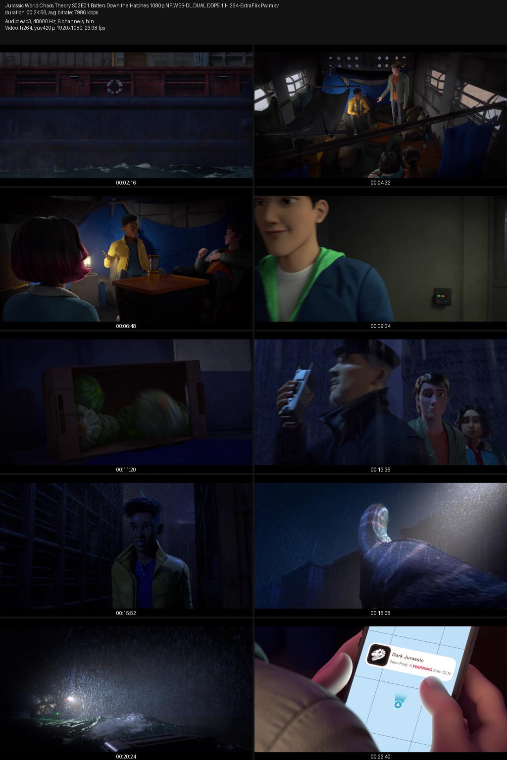 Jurassic World: Chaos Theory Season 3 (2025) [Hindi-English] 1080p 720p 480p Netflix WEB-DL ESubs Screenshots