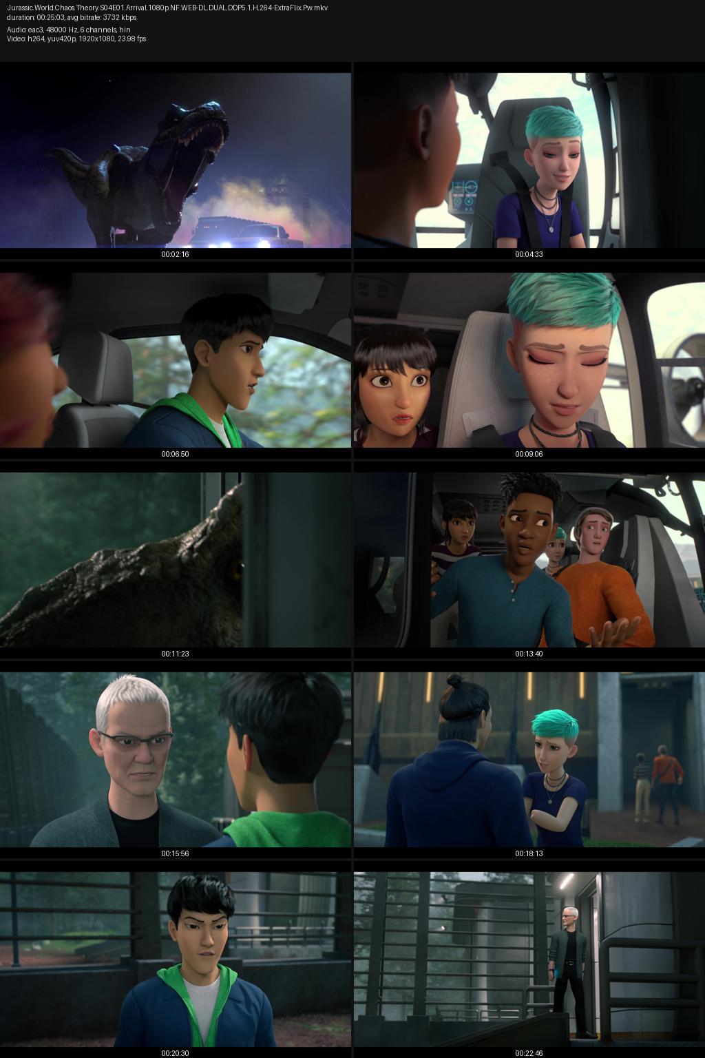 Jurassic World: Chaos Theory Season 4 (2025) [Hindi-English] 1080p 720p 480p Netflix WEB-DL ESubs Screenshots