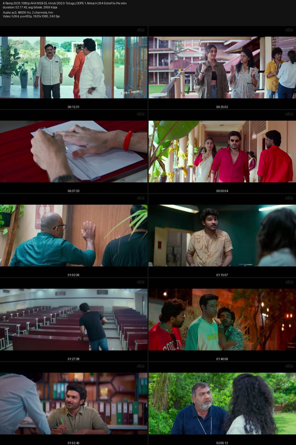K-Ramp (2025) [Hindi-Telugu] UNCUT 4K 2160p 1080p 720p 480p Aha WEB-DL ESub Screenshots