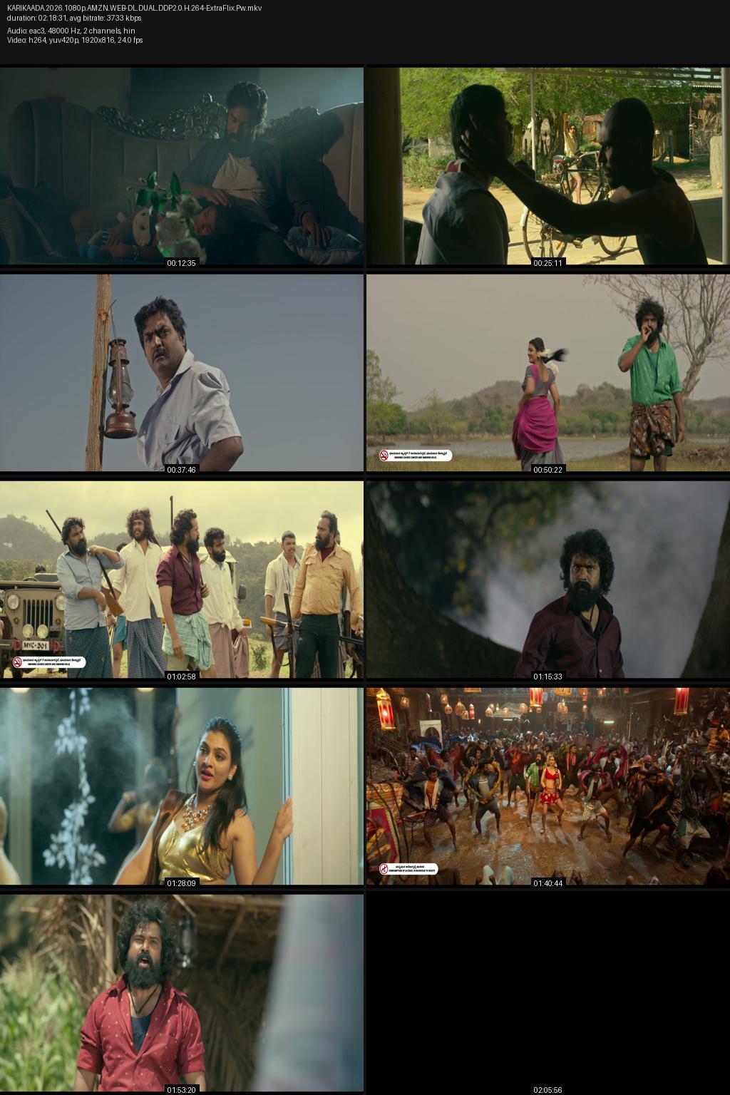 Karikaada (2026) [Hindi-Kannada] 1080p 720p 480p Amazon WEB-DL ESub Screenshots