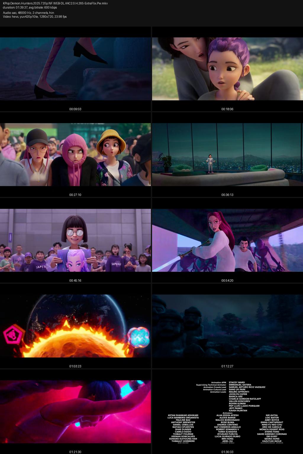 KPop Demon Hunters (2025) 1080p | 720p | 480p Netflix WEB-DL [Hindi-English] ESubs Screenshots