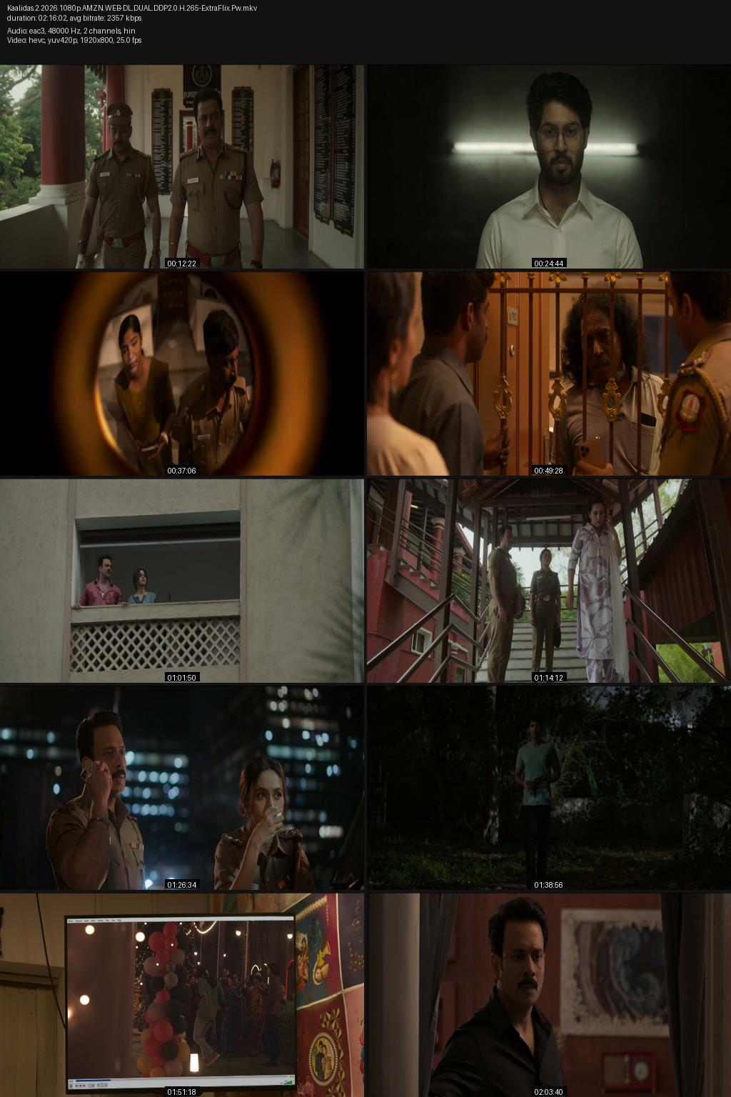 Kaalidas 2 (2026) [Hindi-Tamil] 4K 2160p 1080p 720p 480p Amazon WEB-DL ESub Screenshots