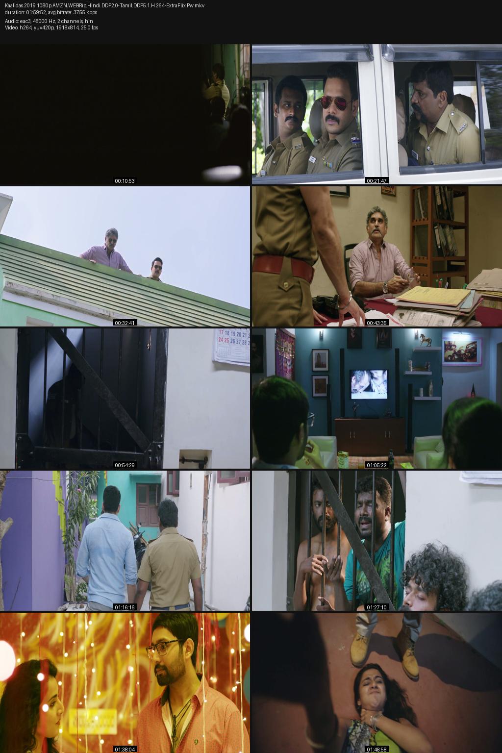 Kaalidas (2019) [Hindi-Tamil] UNCUT 1080p 720p 480p Amazon WEBRip ESub Screenshots
