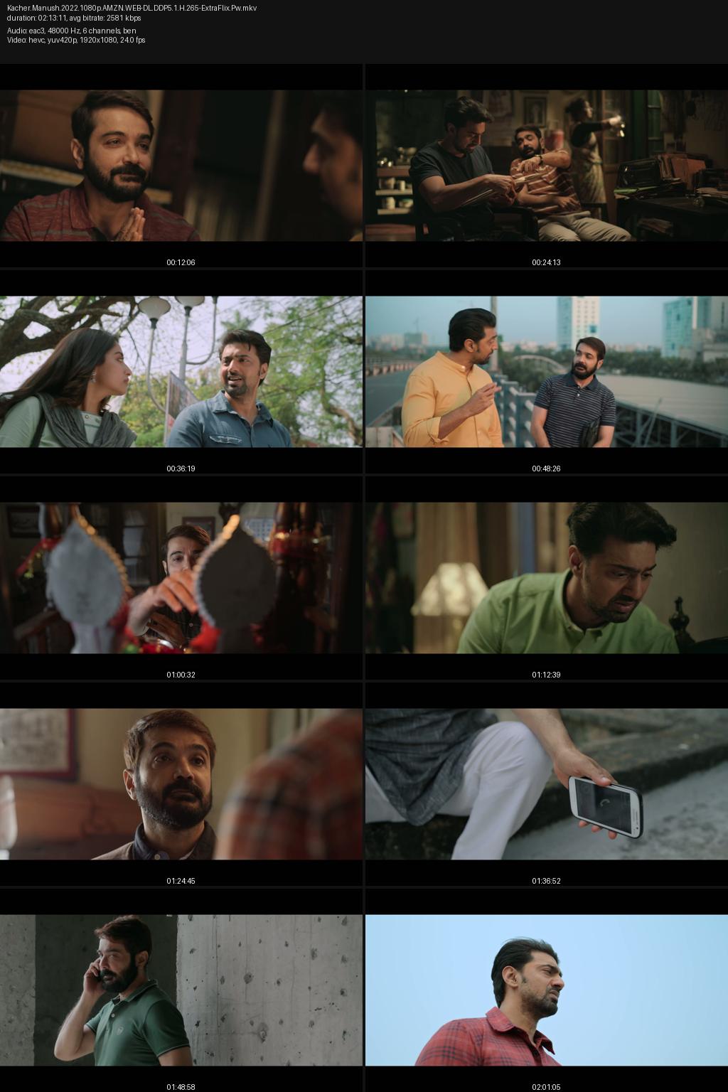 Kacher Manush (2022) 1080p | 720p | 480p Amazon WEB-DL Bengali ESub Screenshots