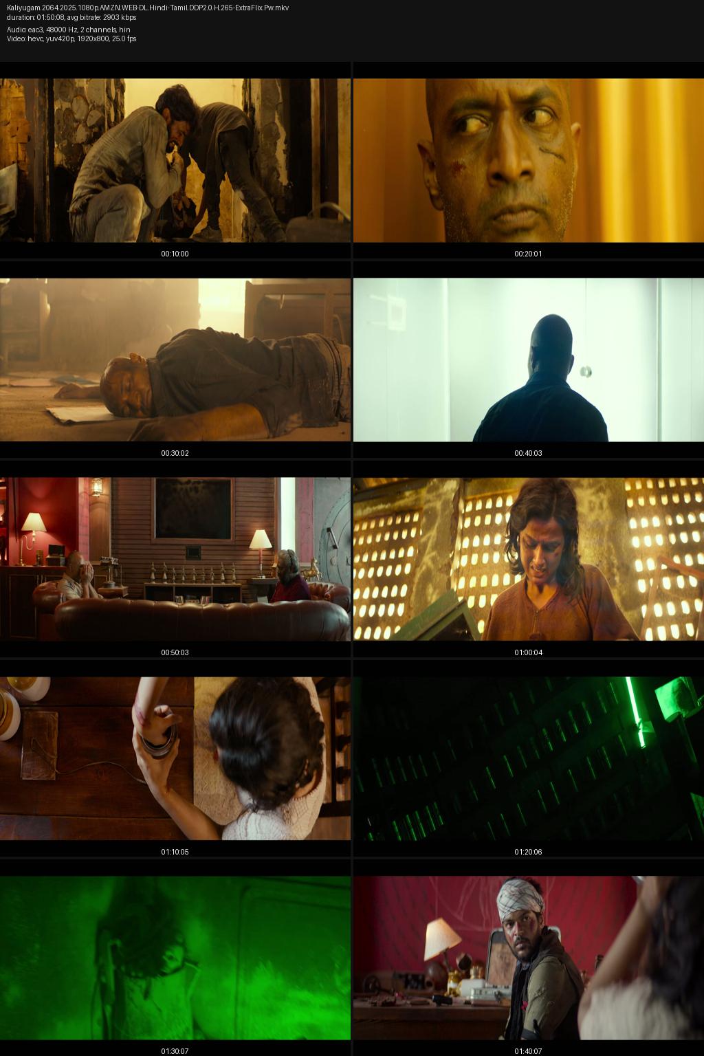 Kaliyugam 2064 (2025) [Hindi-Tamil] UNCUT 1080p 720p 480p Amazon WEBRip ESub Screenshots