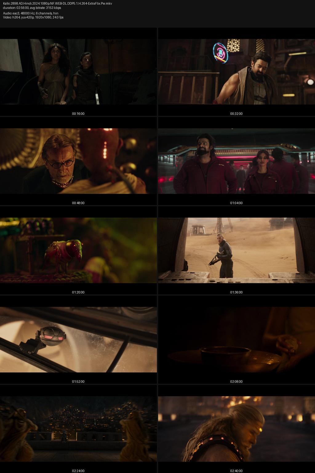 Kalki 2898-AD (2024) [Hindi] 4K 2160p 1080p 720p 480p Netflix WEB-DL ESub Screenshots