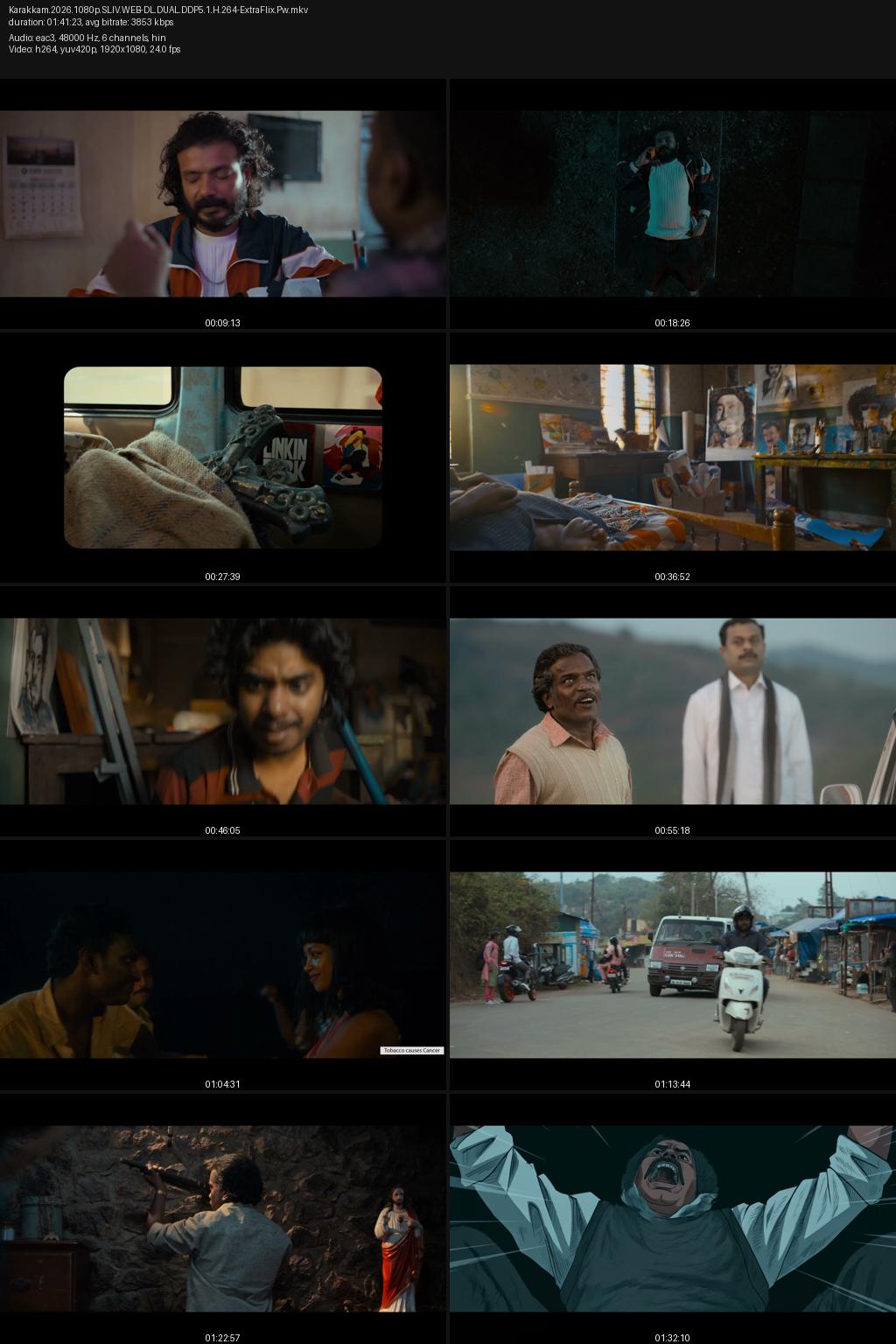 Karakkam (2026) [Hindi-Malayalam] 4K 2160p 1080p 720p 360p SonyLIV WEB-DL ESubs Screenshots