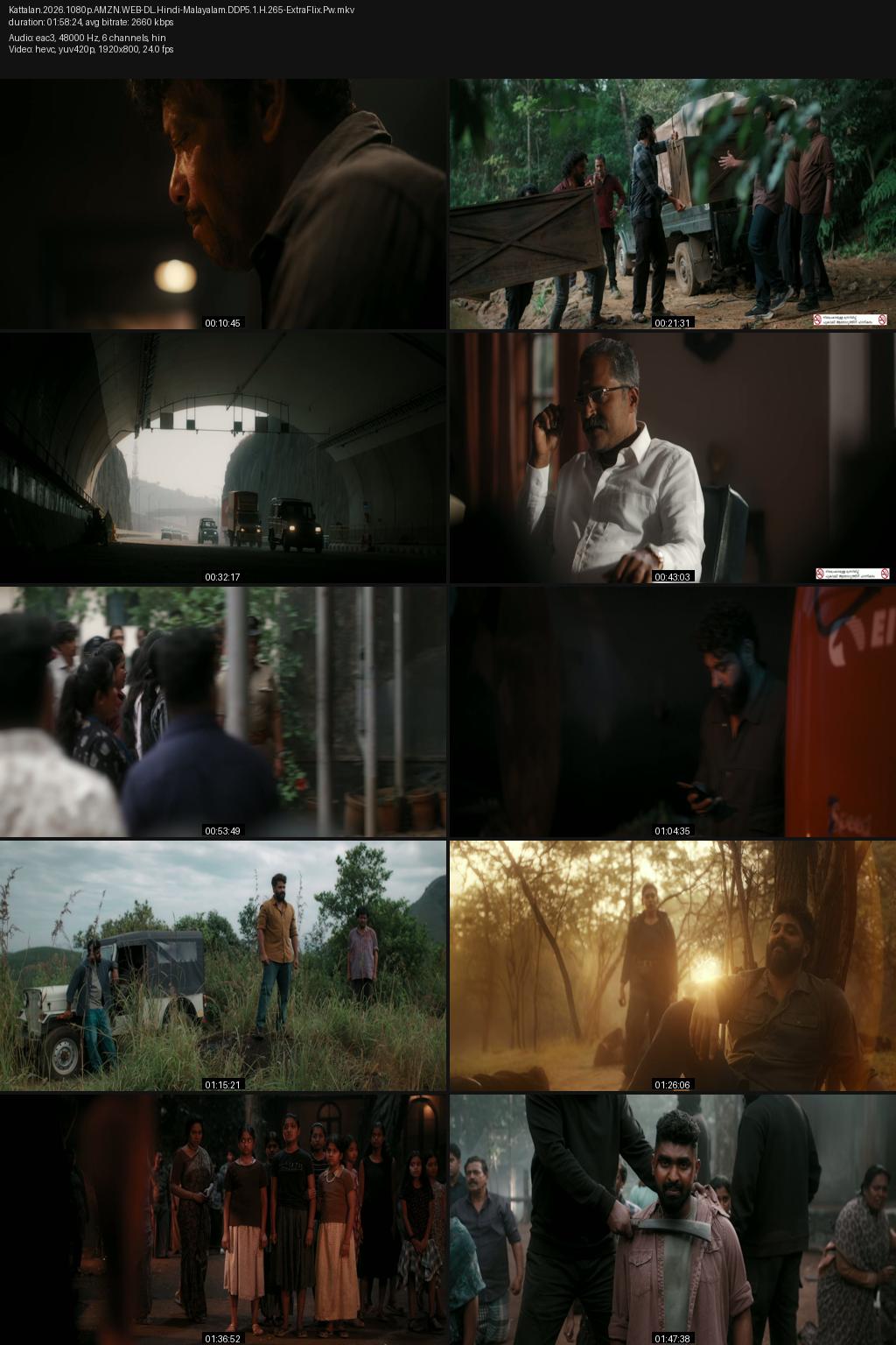 Kattalan (2026) [Hindi-Malayalam] UNCUT 4K 2160p 1080p 720p 480p Amazon WEBRip ESub Screenshots