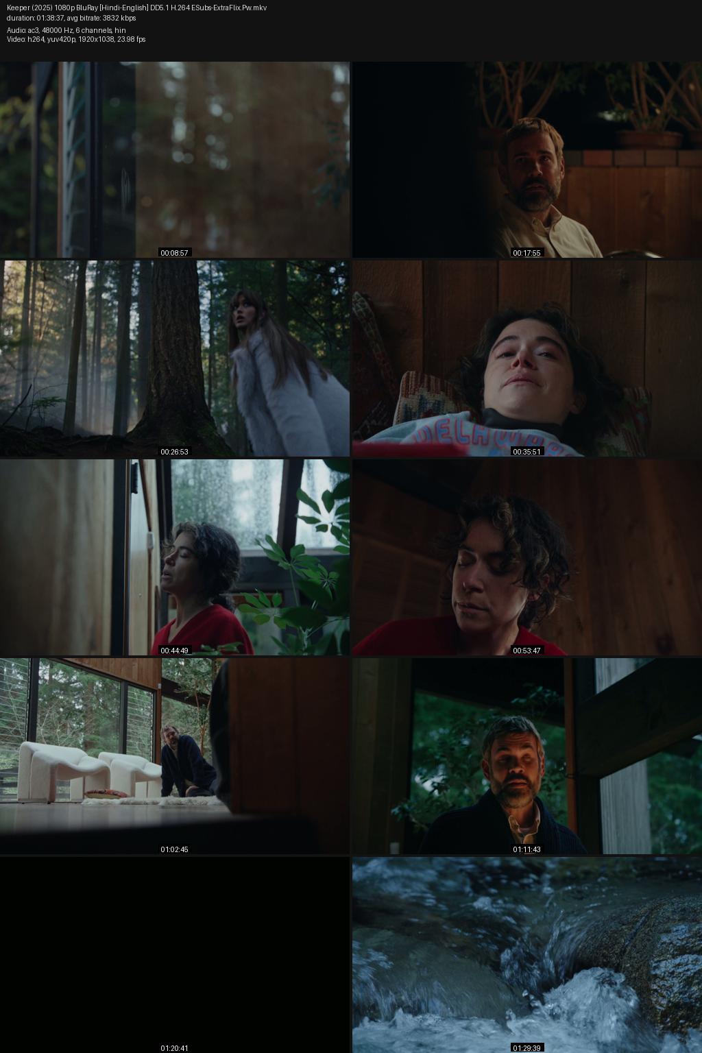 Keeper (2025) [Hindi-English] 1080p 720p 480p BluRay ESubs Screenshots