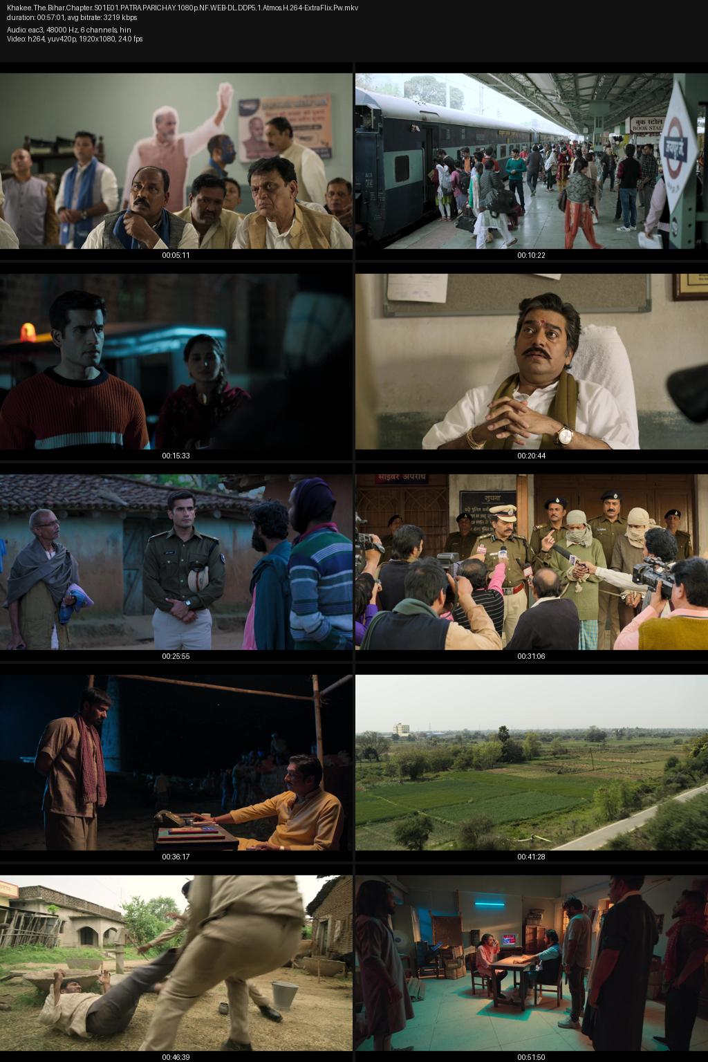 Khakee: The Bihar Chapter Season 1 (2022) [Hindi] 1080p 720p 480p Netflix WEB-DL ESub Screenshots