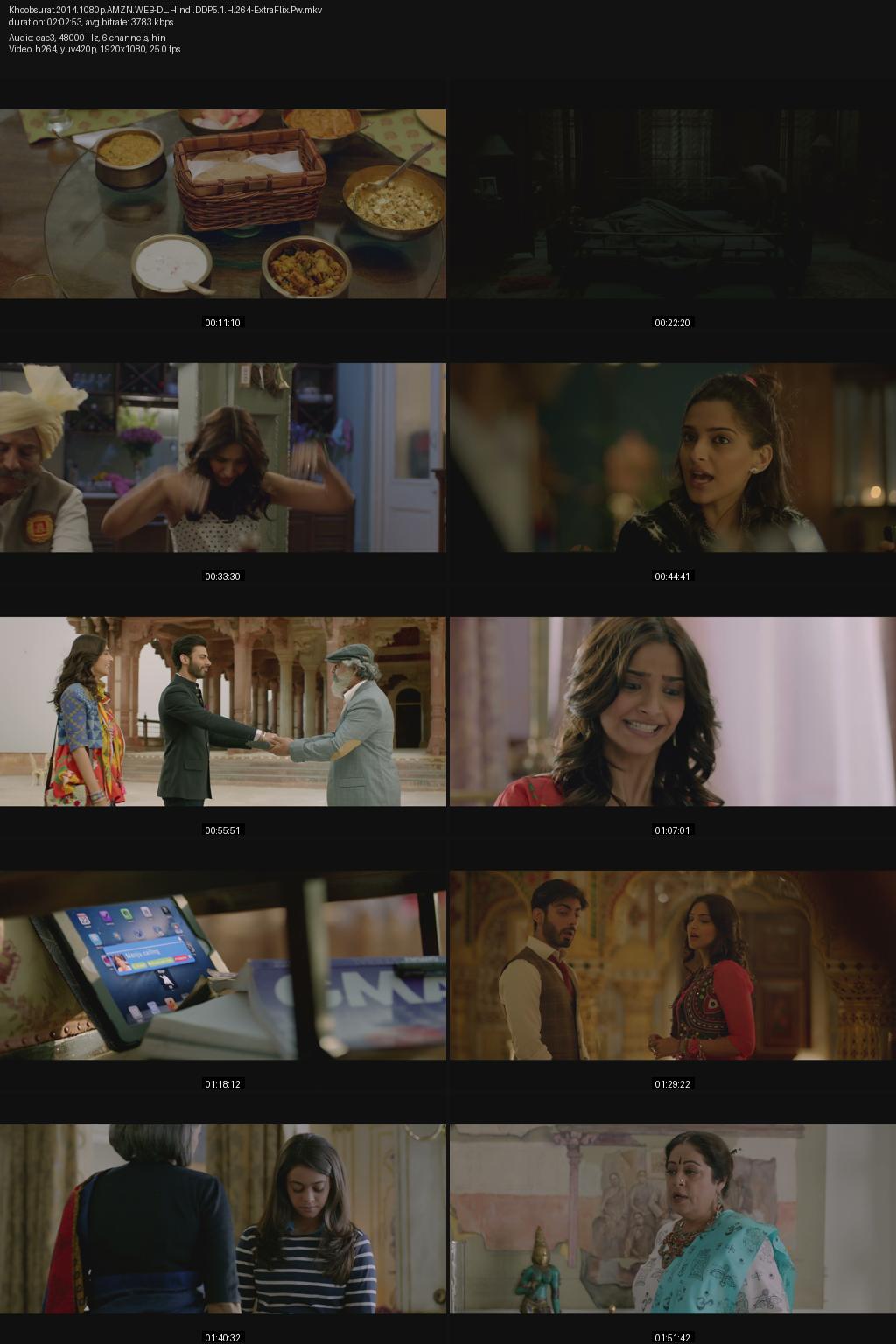 Khoobsurat (2014) [Hindi] 1080p 720p 480p Amazon WEB-DL ESub Screenshots