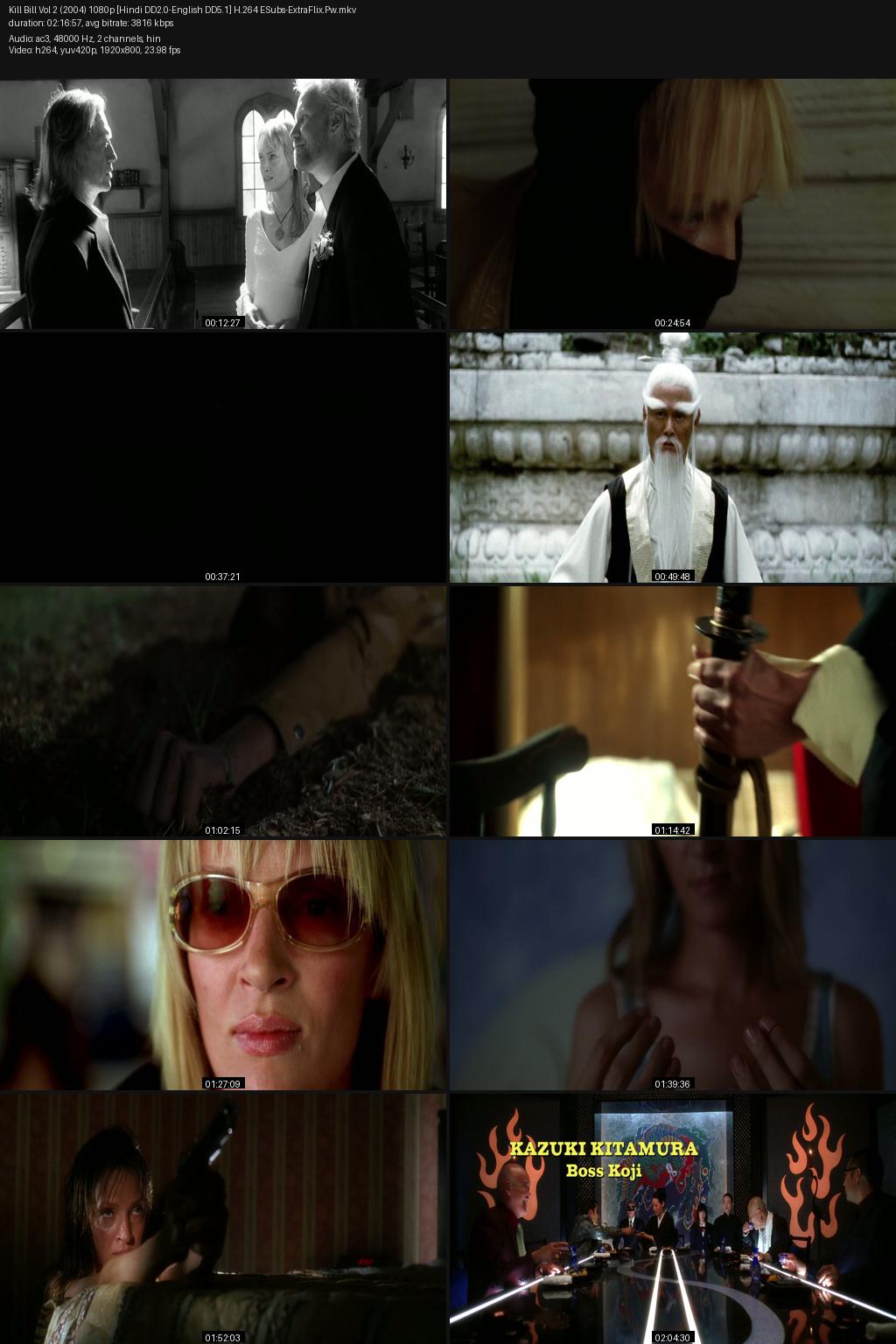 Kill Bill: Vol. 2 (2004) [Hindi-English[ 1080p 720p 480p BluRay ESubs Screenshots