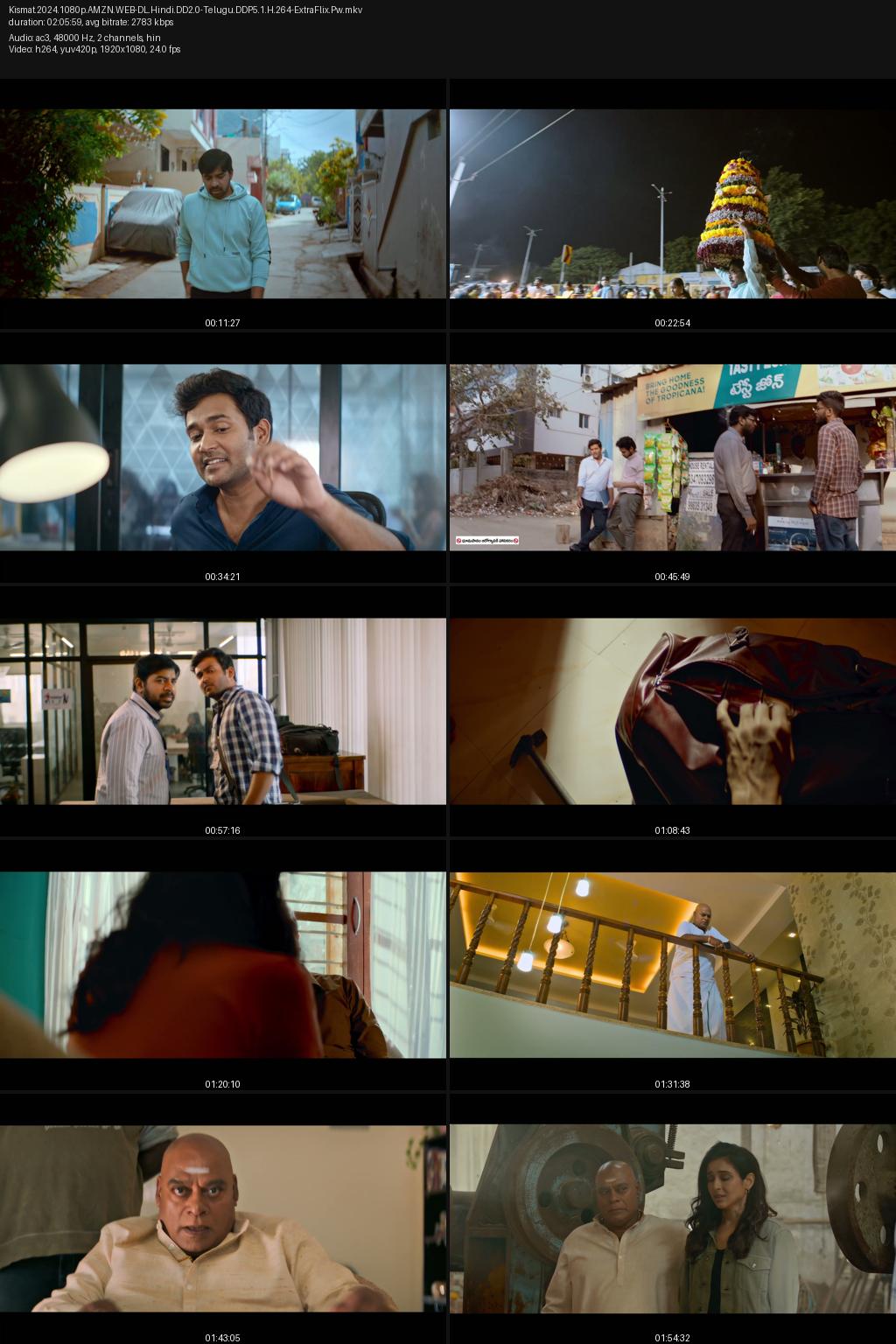 Kismat (2024) [Hindi-Telugu] UNCUT 1080p 720p 480p Amazon WEB-DL ESub Screenshots